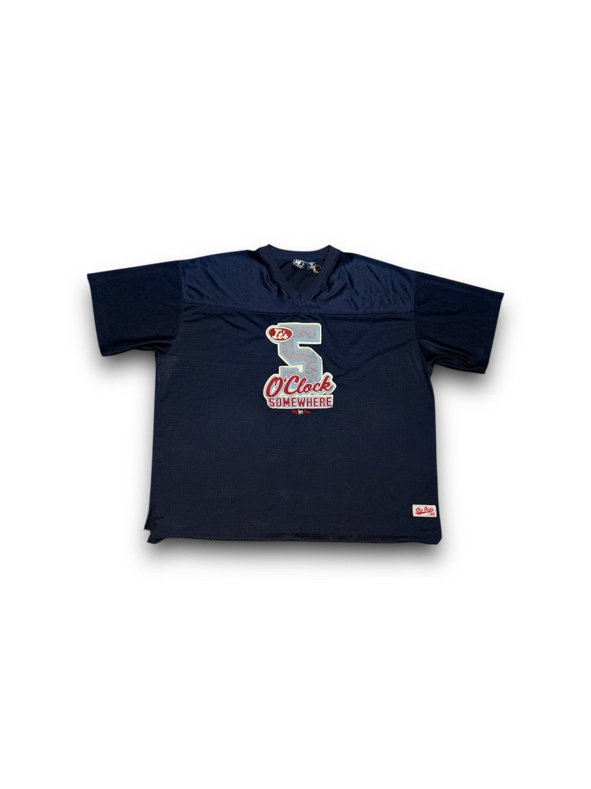 Big Dogs Vintage BIG DOGS IT'S 5 O'CLOCK SOMEWHERE FOOTBALL JERSEY Size US XXL / EU 58 / 5 - 1 Thumbnail