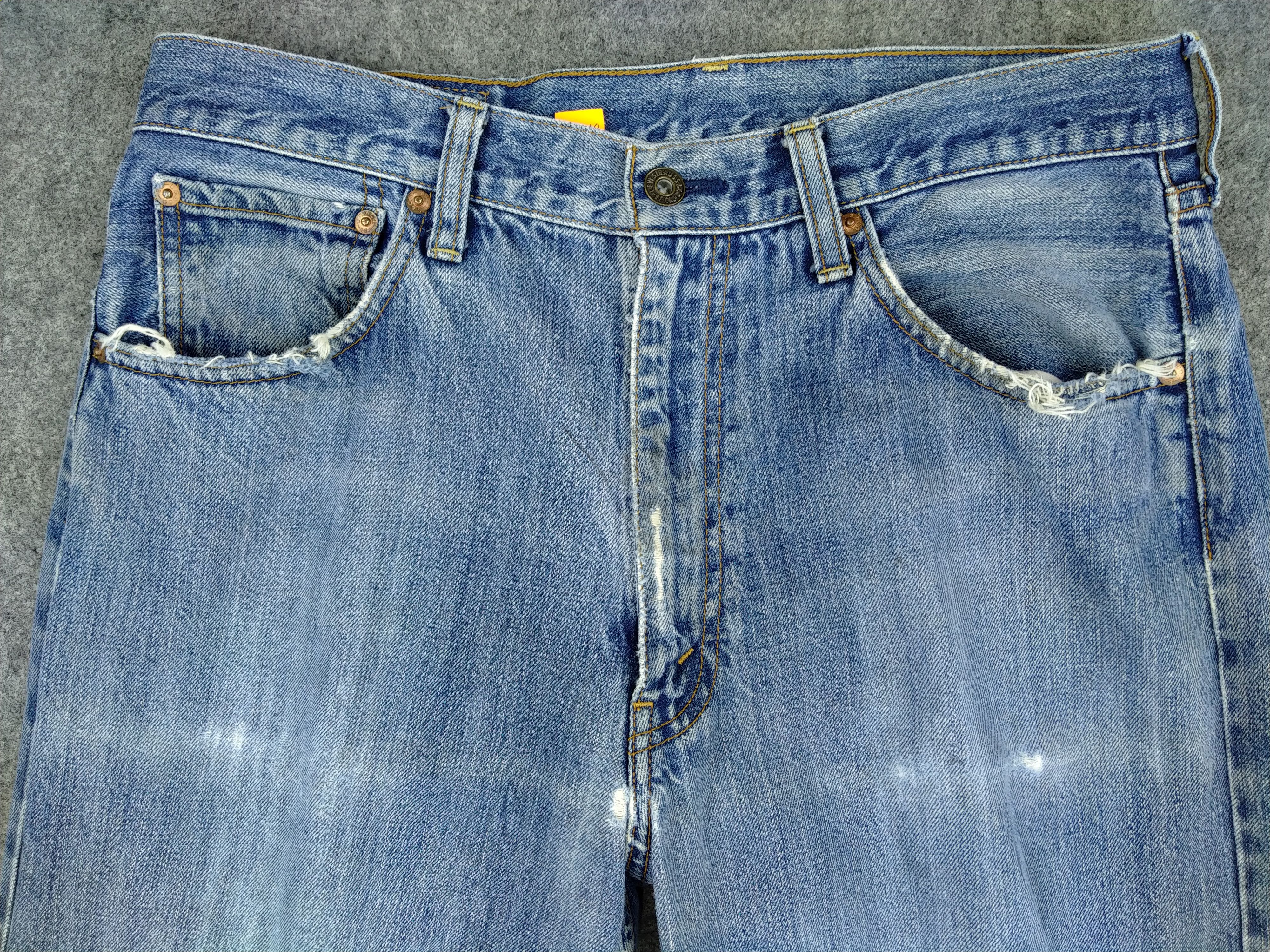 Levi's Distressed Ripped Vintage Levi's 503 Denim 32x29 -JN210 Size US 32 / EU 48 - 4 Thumbnail