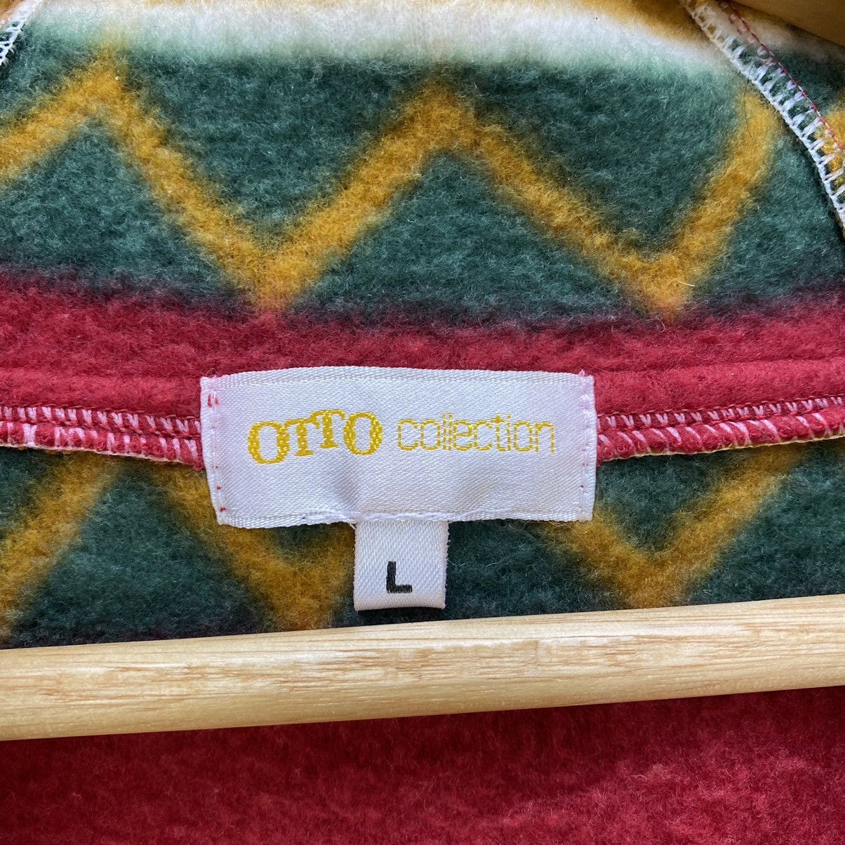 Otto 🔥 Vintage OTTO Sumisho floral design half-zipper fleece Size US M / EU 48-50 / 2 - 10 Thumbnail