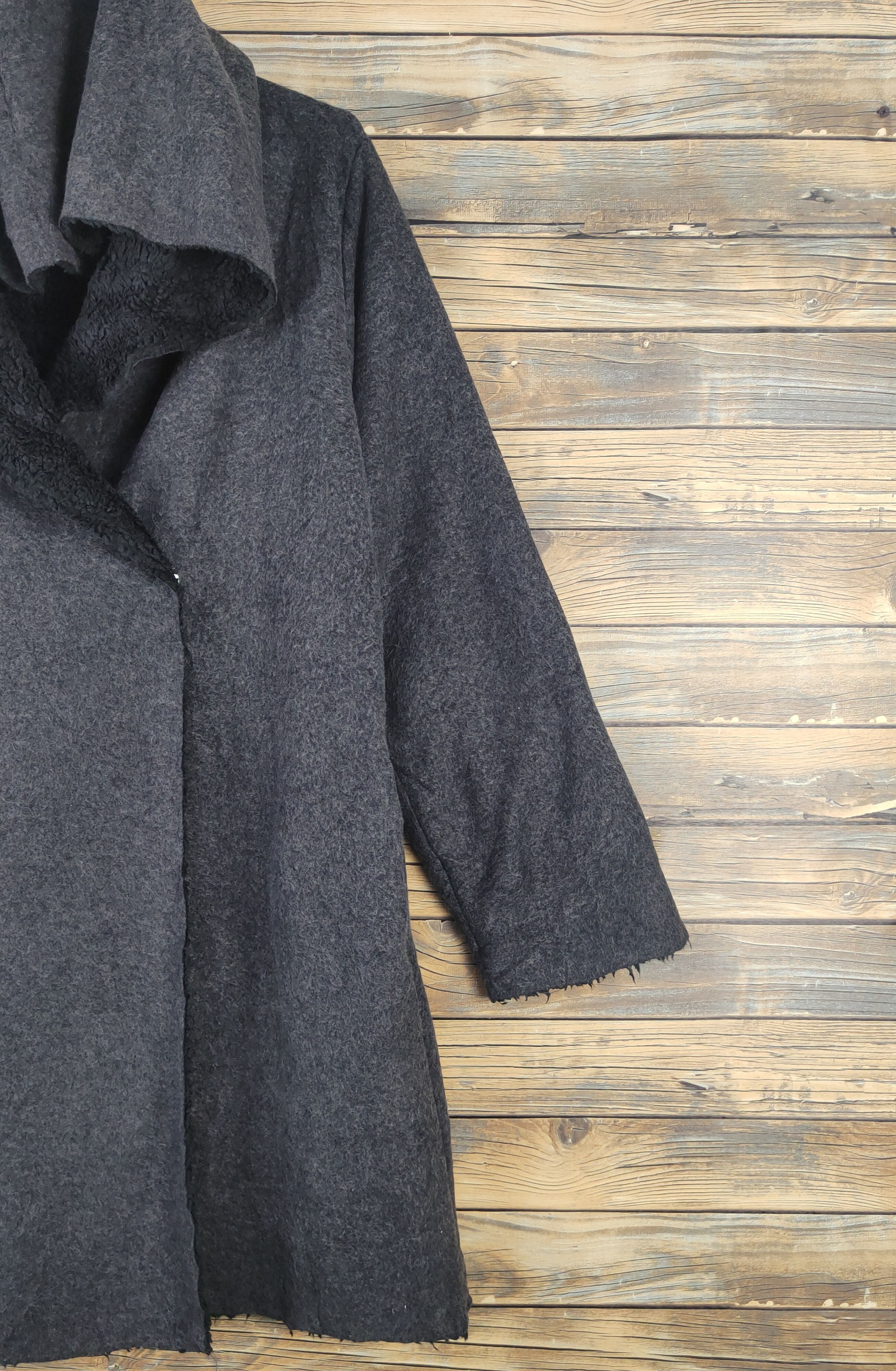 Japanese Brand × Vintage Sucre Neige Dark Gray Hoodie Winter Coats jacket Size US L / EU 52-54 / 3 - 6 Thumbnail