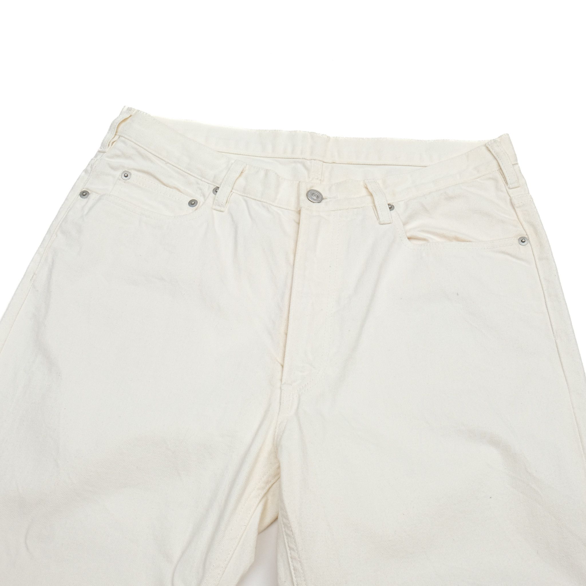 Japanese Brand 【NATURAL HIKING CLUB / NHC 5-POCKET PANTS (WHITE) / SIZE L】 Size US 34 / EU 50 - 2 Thumbnail