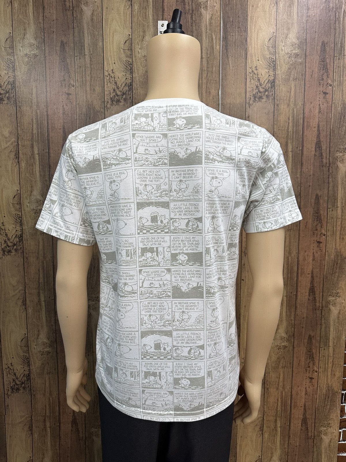 Peanuts × Vintage Peanuts Comics Full Print Tshirt A573 Size US M / EU 48-50 / 2 - 5 Thumbnail