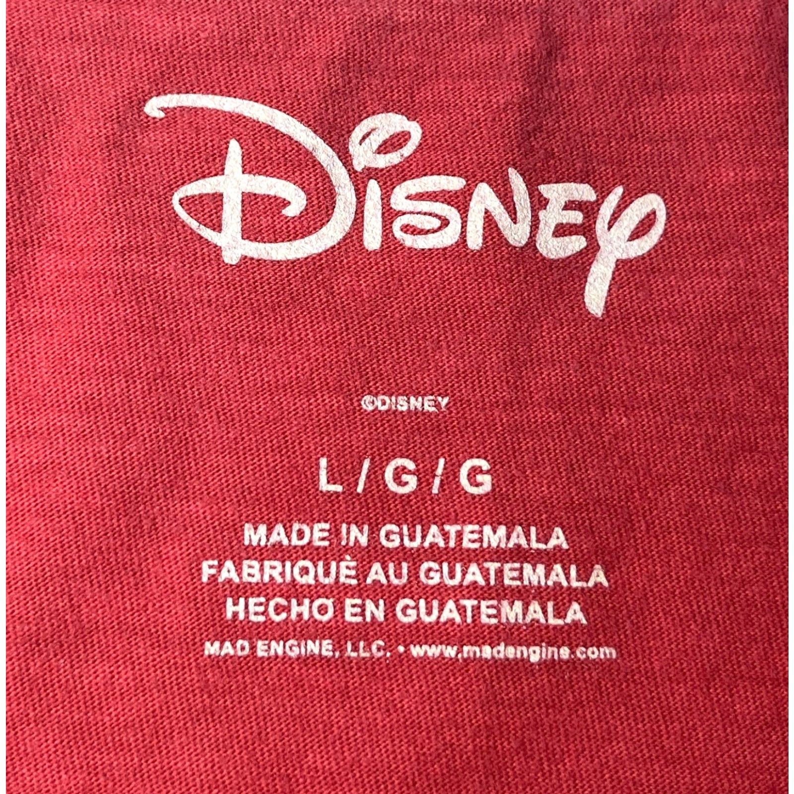 Disney Disney Mickey Mouse Cotton T-Shirt Sz L Men Red USA Cartoon Crew Neck Short Sleeve - Disney x American Eagle Outfitters Size US L / EU 52-54 / 3 - 7 Thumbnail
