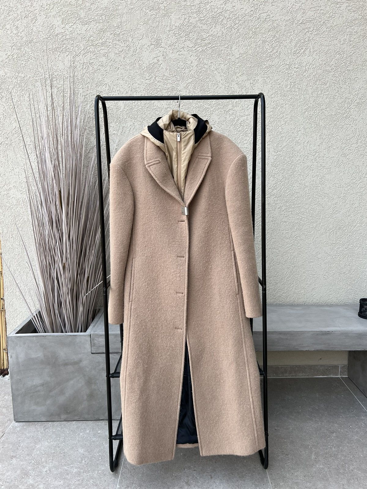 1017 ALYX 9SM × Alyx ALYX 1017 9sm Layered Hooded Single-breasted Coat Size US S / EU 44-46 / 1 - 1 Thumbnail