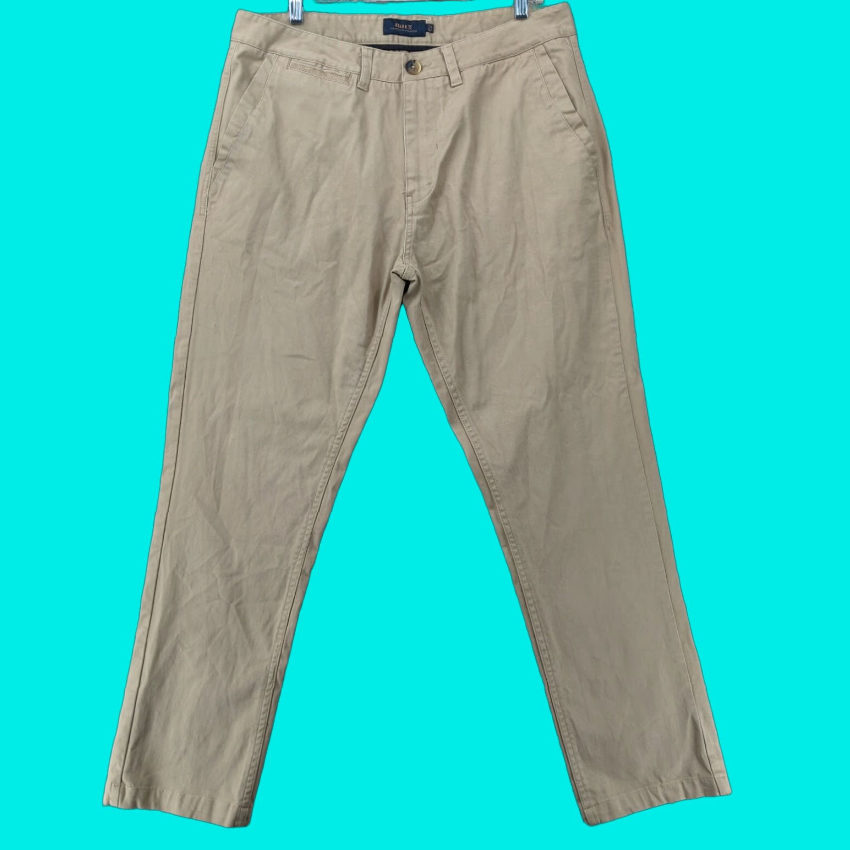 Roark ROARK Mens Pants 36x30 Brown Chino Outdoors Stretch Pockets Regular Flat Front Belt Loops Size US 36 / EU 52 - 1 Thumbnail