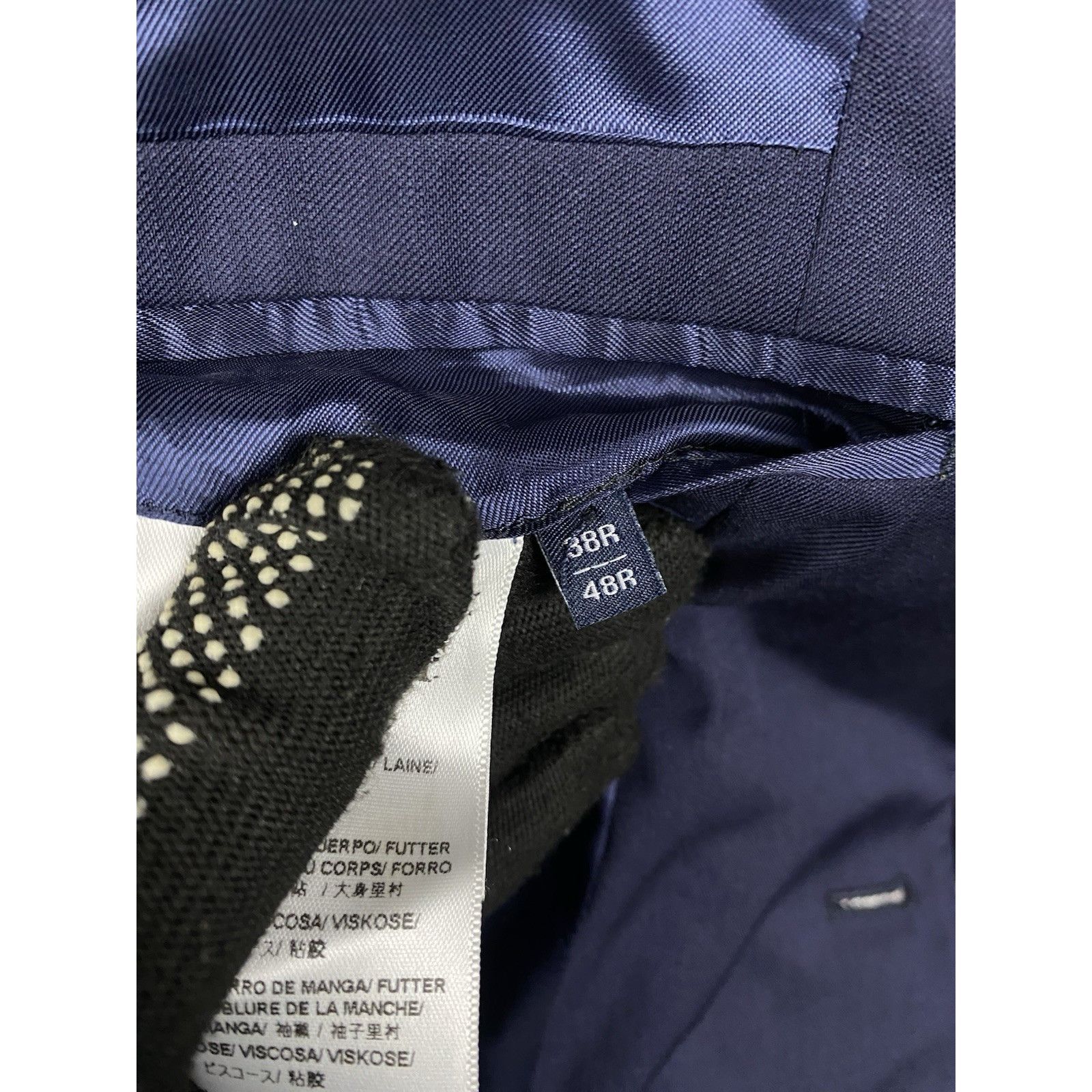 Hackett Hackett RECENT Men`s Blue Slim Fit Wool 2 Piece Suit Size 38 Size 38R - 12 Thumbnail