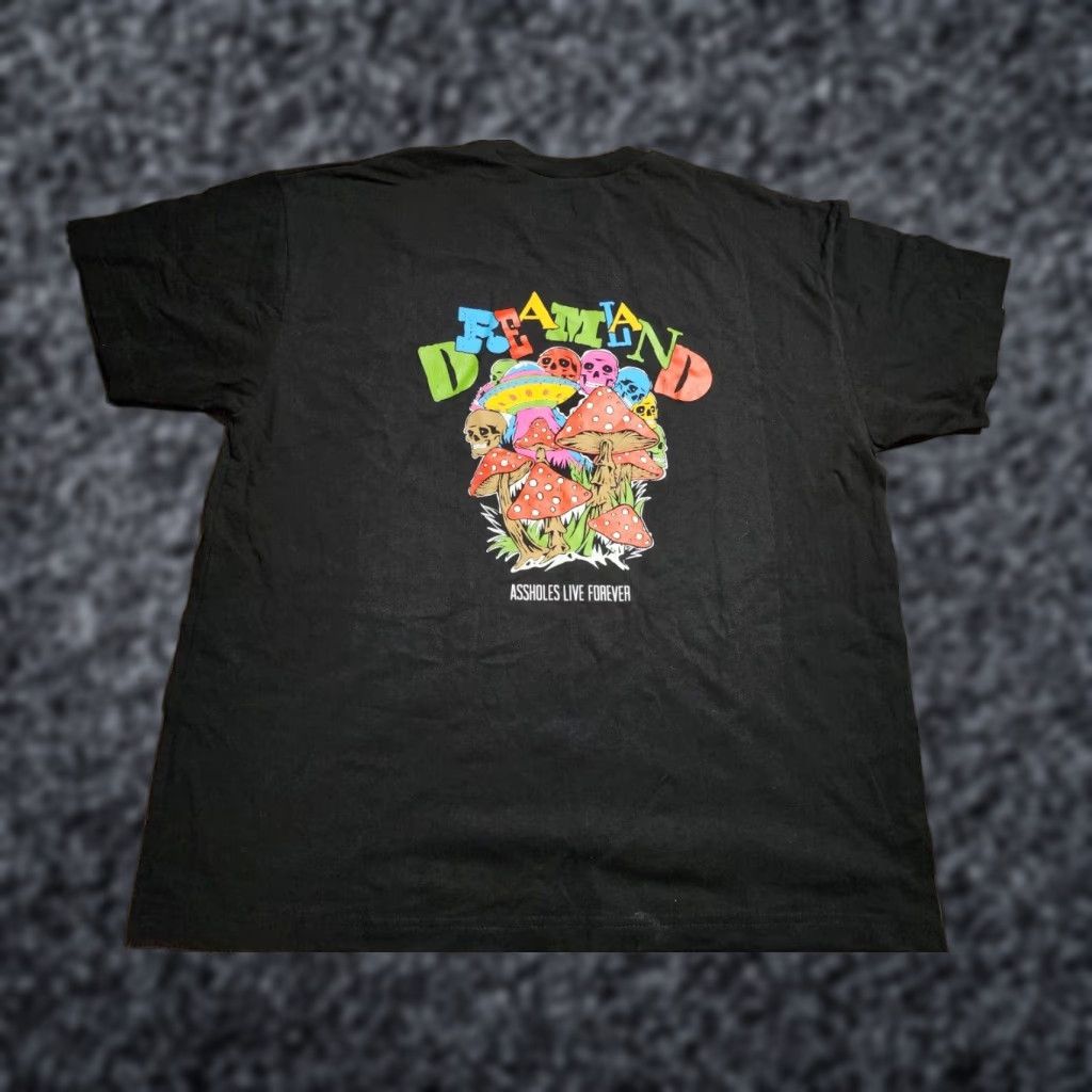 Doublet Assholes Live Forever Mens XXL T-Shirt Black Short Sleeve Cotton Logo Funny Alien Extraterrestrial 2000s Size US XXL / EU 58 / 5 - 1 Thumbnail