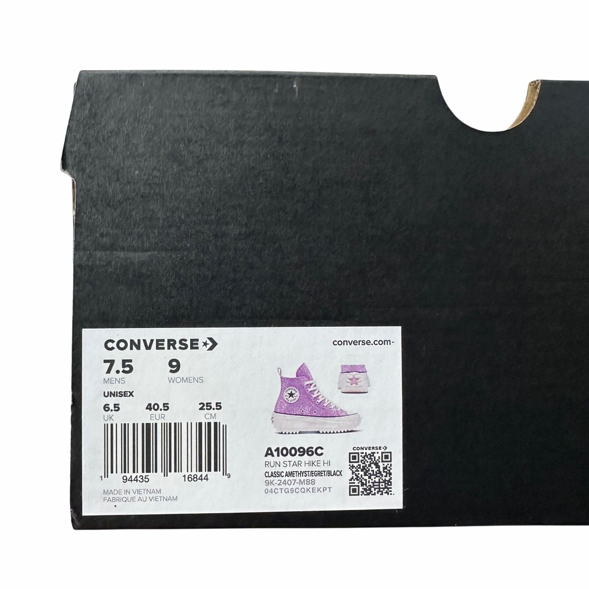 Converse ⭐Converse Run Star Hike Hi 7.5 Mens Shoes Sneaker Purple Gli Size US 7.5 / EU 40-41 - 7 Thumbnail