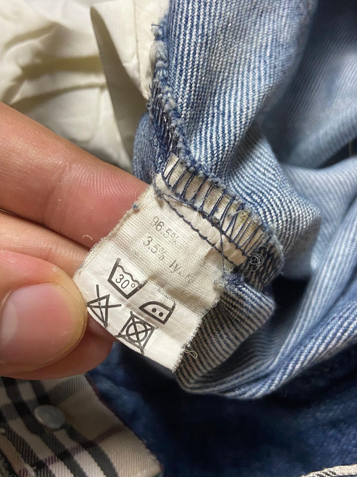 Burberry × Designer × Vintage Vintage Burberry London Nova Check Jeans (128) Size US 29 - 5 Thumbnail