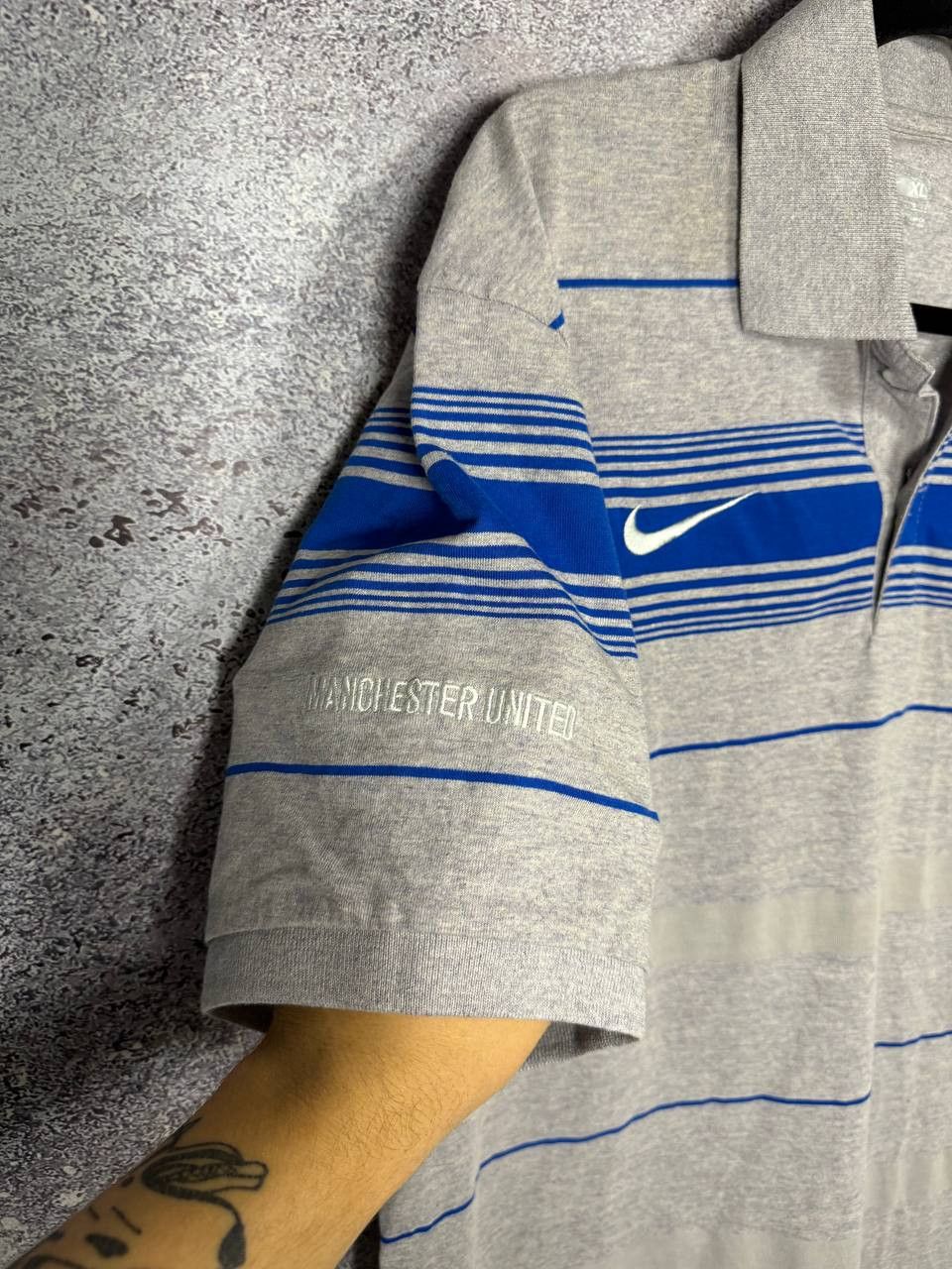 Nike × Vintage Vintage Manchester United Pre Match Nike Polo Tee Size US XL / EU 56 / 4 - 6 Thumbnail