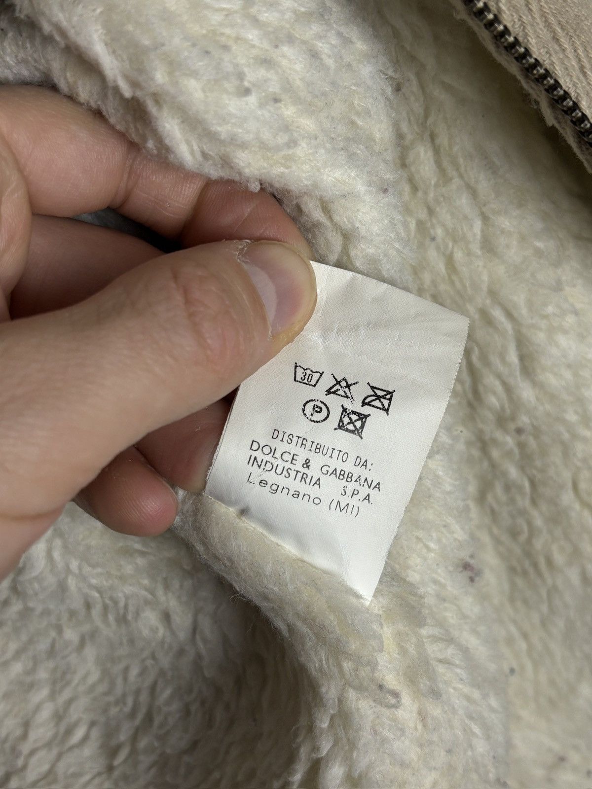 Dolce & Gabbana Vintage Dolce & Gabbana Corduroy Sherpa Fleece Jacket Size US S / EU 44-46 / 1 - 15 Thumbnail