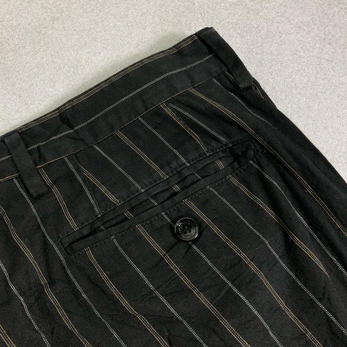 Dolce & Gabbana FINAL DROP!! Dolce & Gabbana Black Stripe pants Size US 33 - 8 Thumbnail