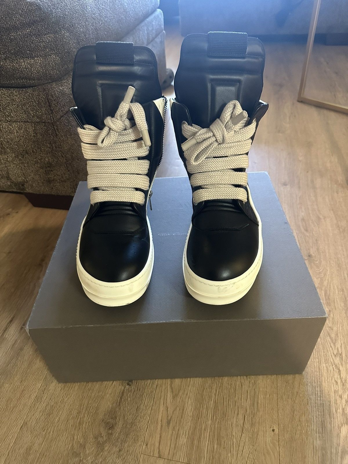 Rick Owens Rick Owens Geobasket jumbo Size US 11 / EU 44 - 2 Thumbnail