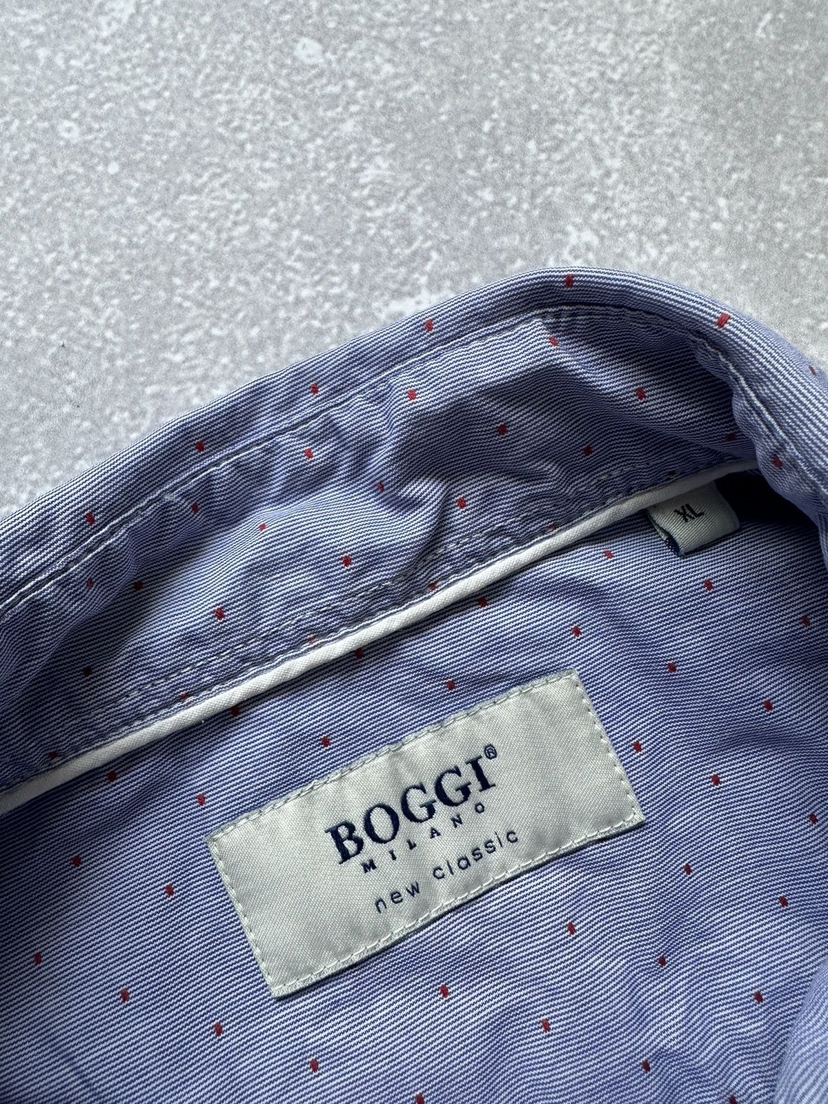 Boggi BOGGI MILANO Blue Check Long Sleeve Button Down Shirt XL Size US XL / EU 56 / 4 - 4 Thumbnail