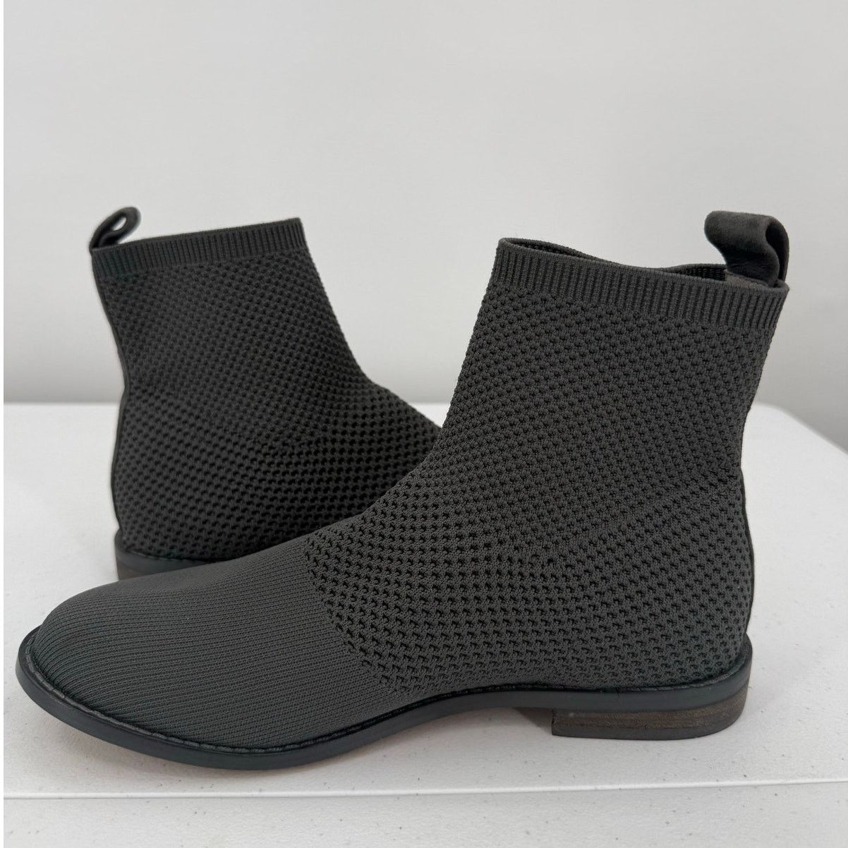 Eileen Fisher NEW Eileen Fisher Jude Recycled Stretch Knit Heeled Bootie Size US 6.5 / IT 36.5 - 6 Thumbnail