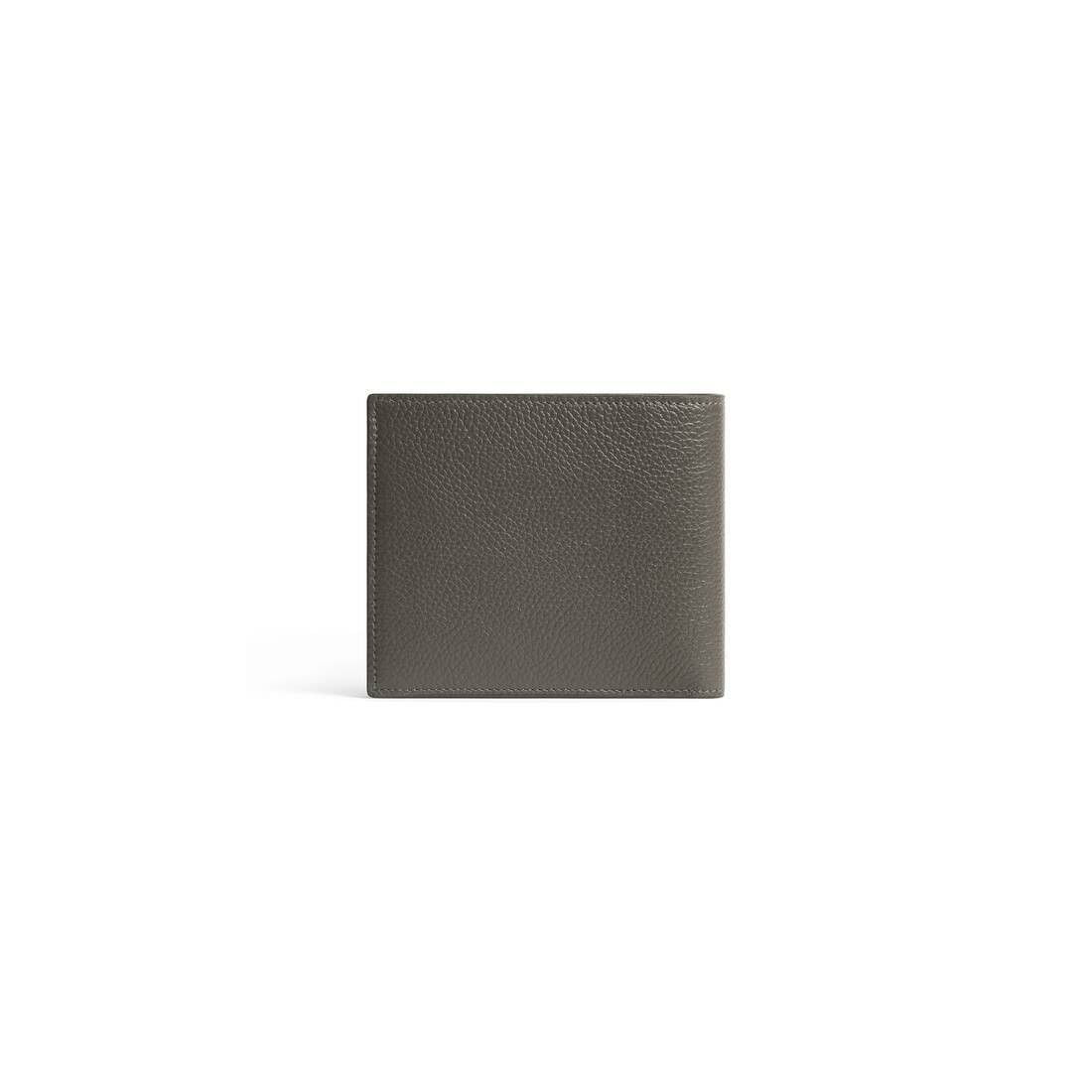 Balenciaga o1mt1gz0924 Size: OS / Cash Coin Folded Wallet in Grey Size ONE SIZE - 2 Thumbnail