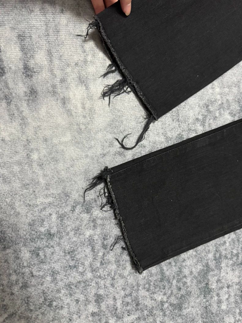 Saint Laurent Paris Saint Laurent Paris 16 FW show destroyed fringed raw-edge j Size US 29 - 4 Thumbnail