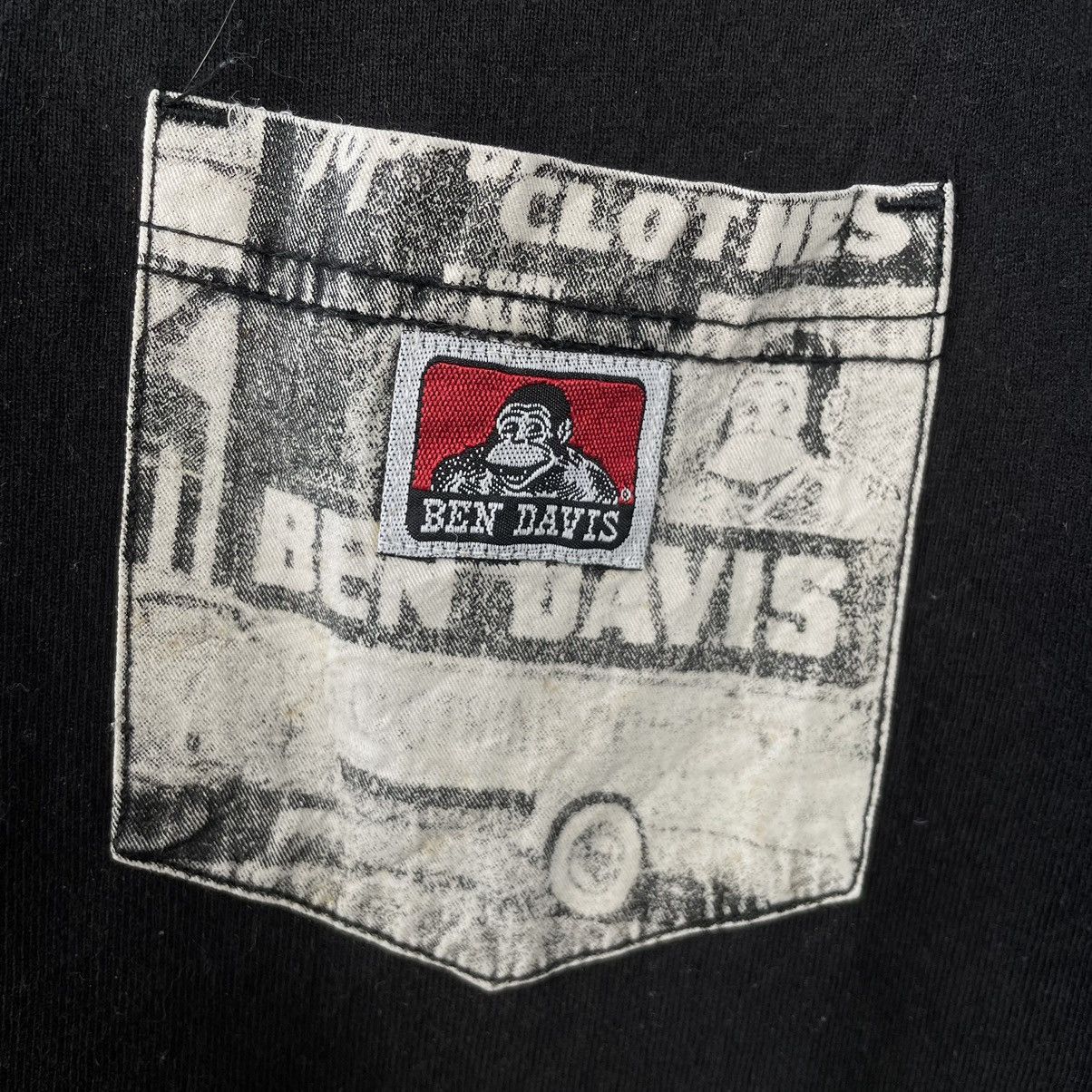 Ben Davis × Vintage Vintage Ben Davis Single Pocket T Shirt Size US M / EU 48-50 / 2 - 2 Thumbnail