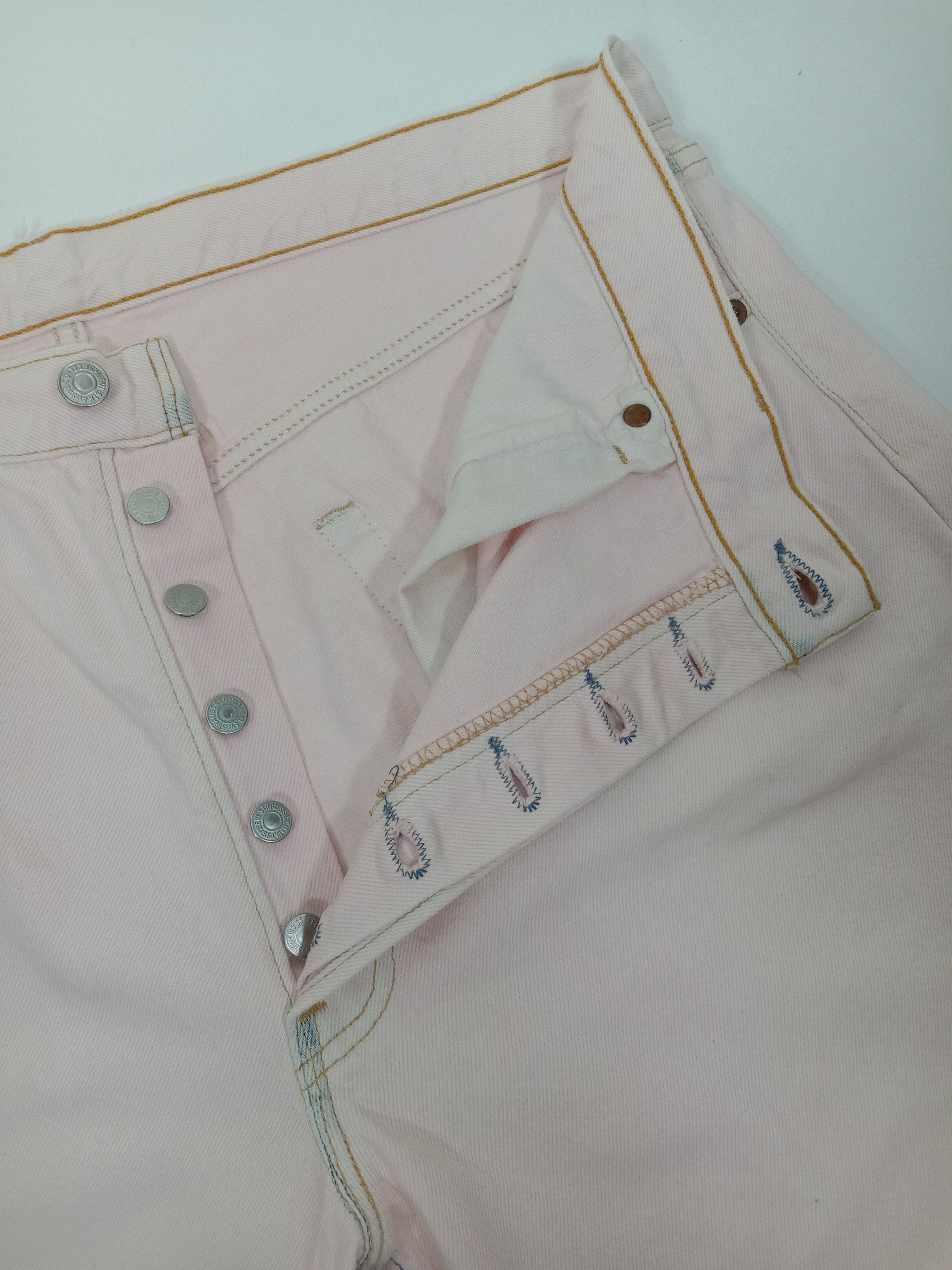 Levi's Vintage 90s Levi's 501 Jeans Buttons Fly Denim Size US 37 - 9 Thumbnail