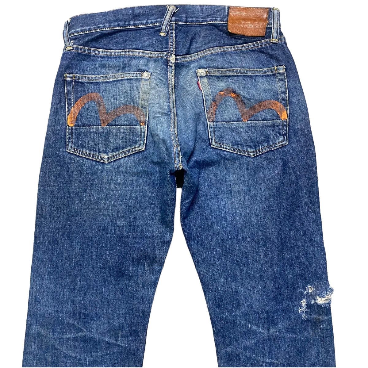 Evisu Evisu Denim Selvedge Distressed Jeans Size US 32 / EU 48 - 1 Thumbnail