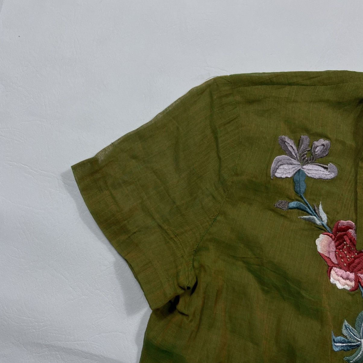 Vivienne Tam VIVIENNE TAM 90’s IRIDESCENT FLORAL BUTTON UP Size XS / US 0-2 / IT 36-38 - 4 Thumbnail