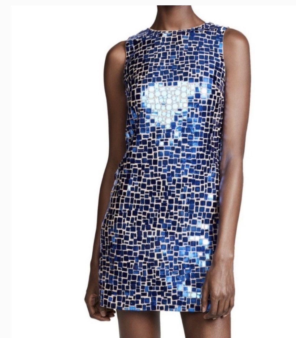 Alice + Olivia Alice + Olivia Clyde Embellished A Line Shift Dress Size M / US 6-8 / IT 42-44 - 1 Thumbnail