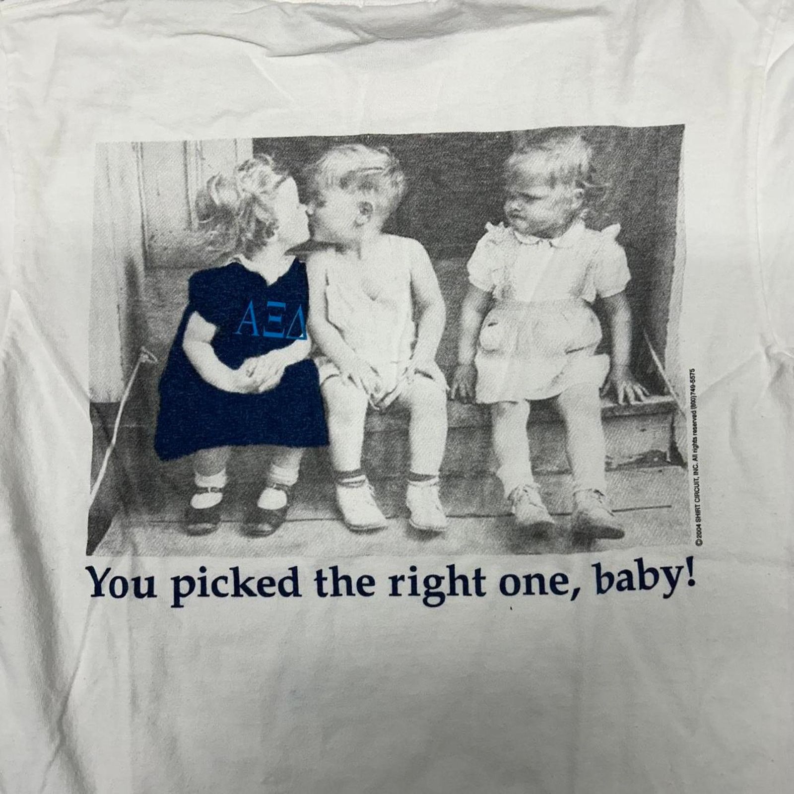 Gildan White Y2K The right choice graphic tee Size US S / EU 44-46 / 1 - 2 Thumbnail