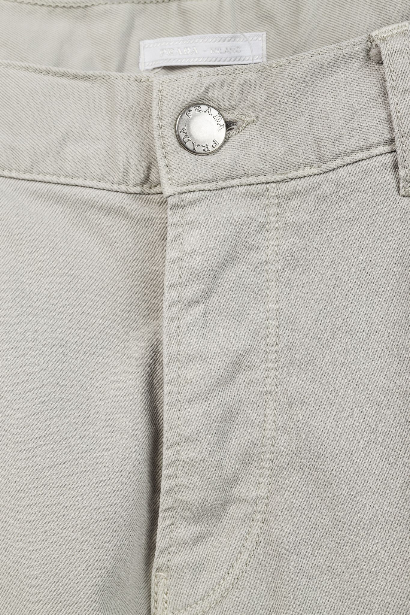 Prada Prada Light-Grey-Wash Classic Fit Straight-Leg Jeans Size US 33 - 9 Thumbnail