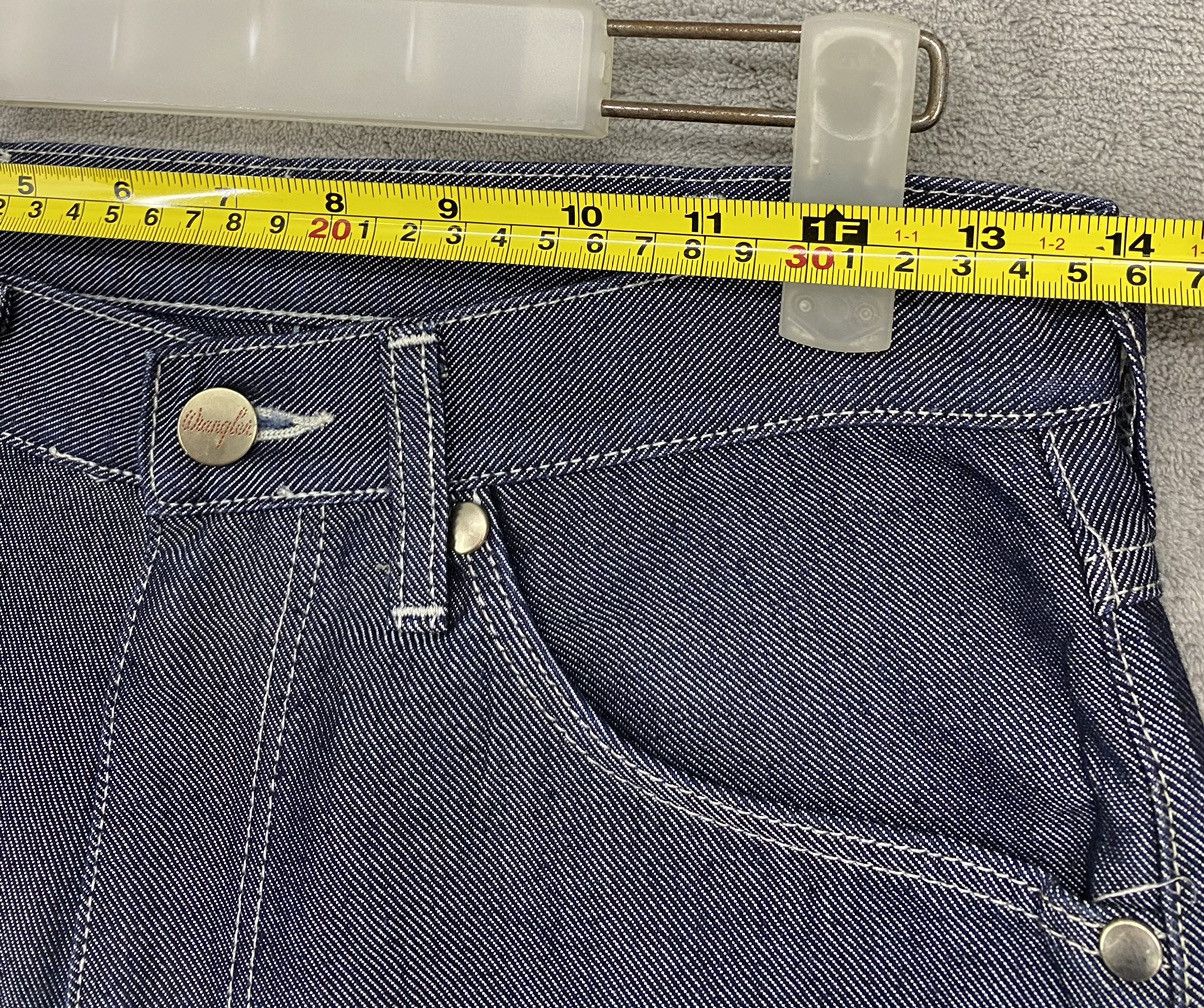 Japanese Brand × Wrangler 💥 Wrangler Blue Denim Rare Design Size US 29 - 9 Thumbnail