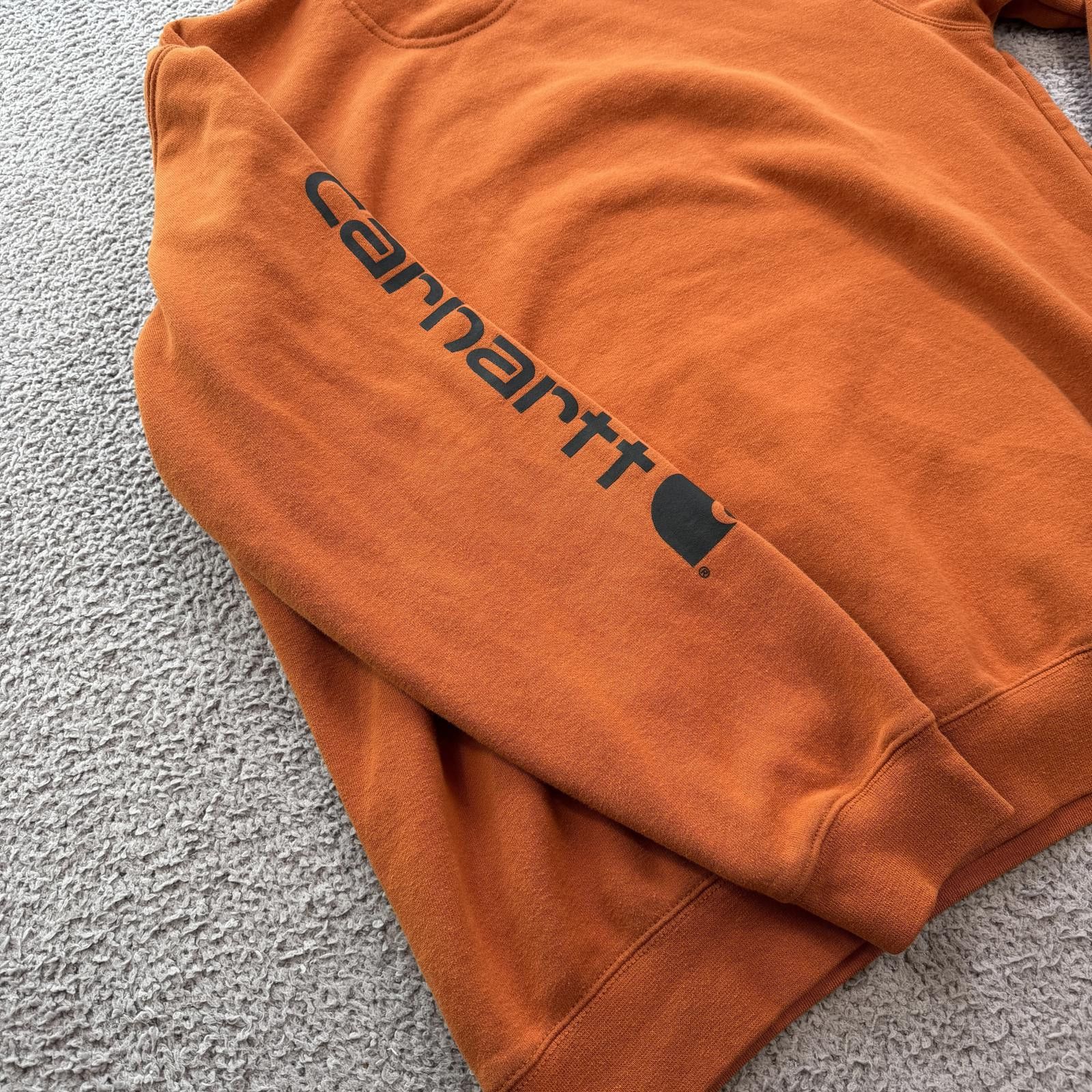 Carhartt Carhartt K288 Orange Pullover Hoodie Men L Original Fit Work Size US L / EU 52-54 / 3 - 6 Thumbnail