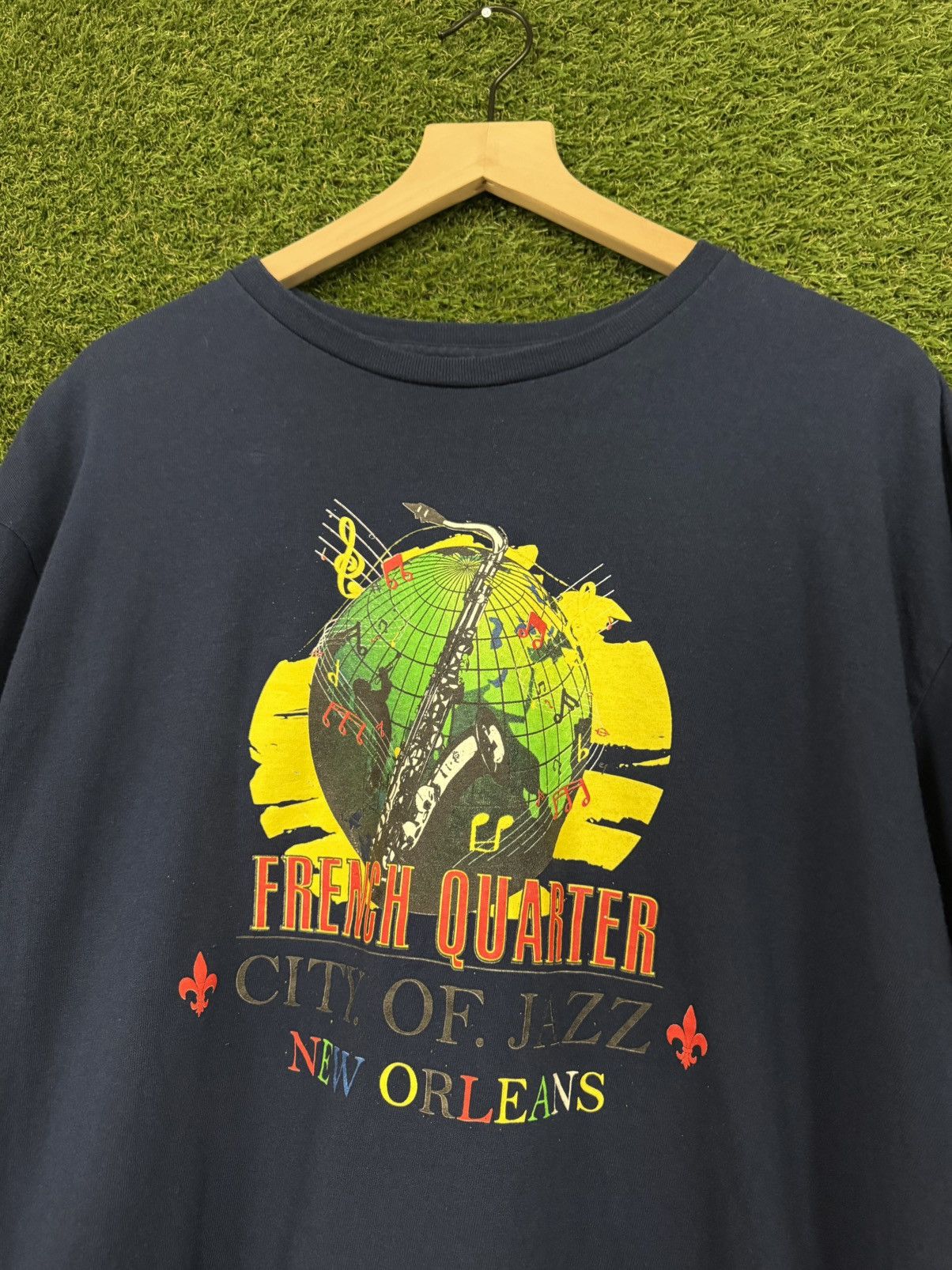 Vintage Vintage Pro Delta Saxophone Jazz French Quarter Tee XL Size US XL / EU 56 / 4 - 1 Thumbnail