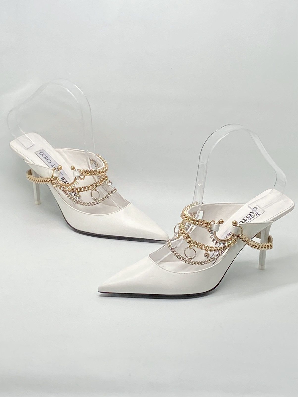 Jimmy Choo Jimmy Choo JEAN PAUL GAULTIER Bing 90MM Mules size 37.5 Size US 7.5 / IT 37.5 - 11 Thumbnail
