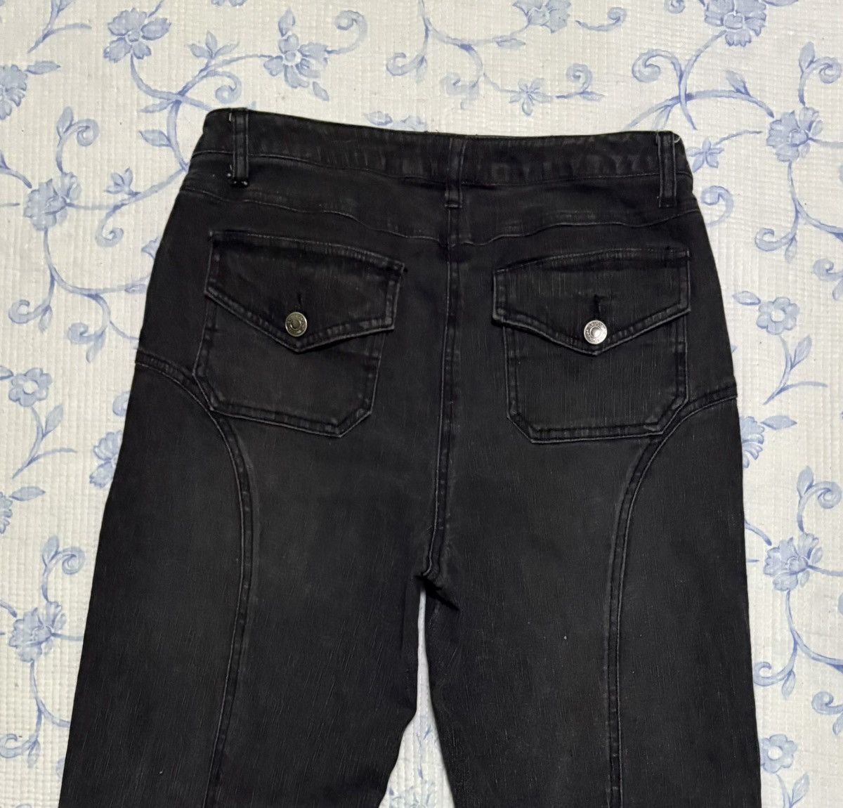 Other Metro Style Streetwear Flared Denim Jeans Size US 30 / EU 46 - 10 Thumbnail