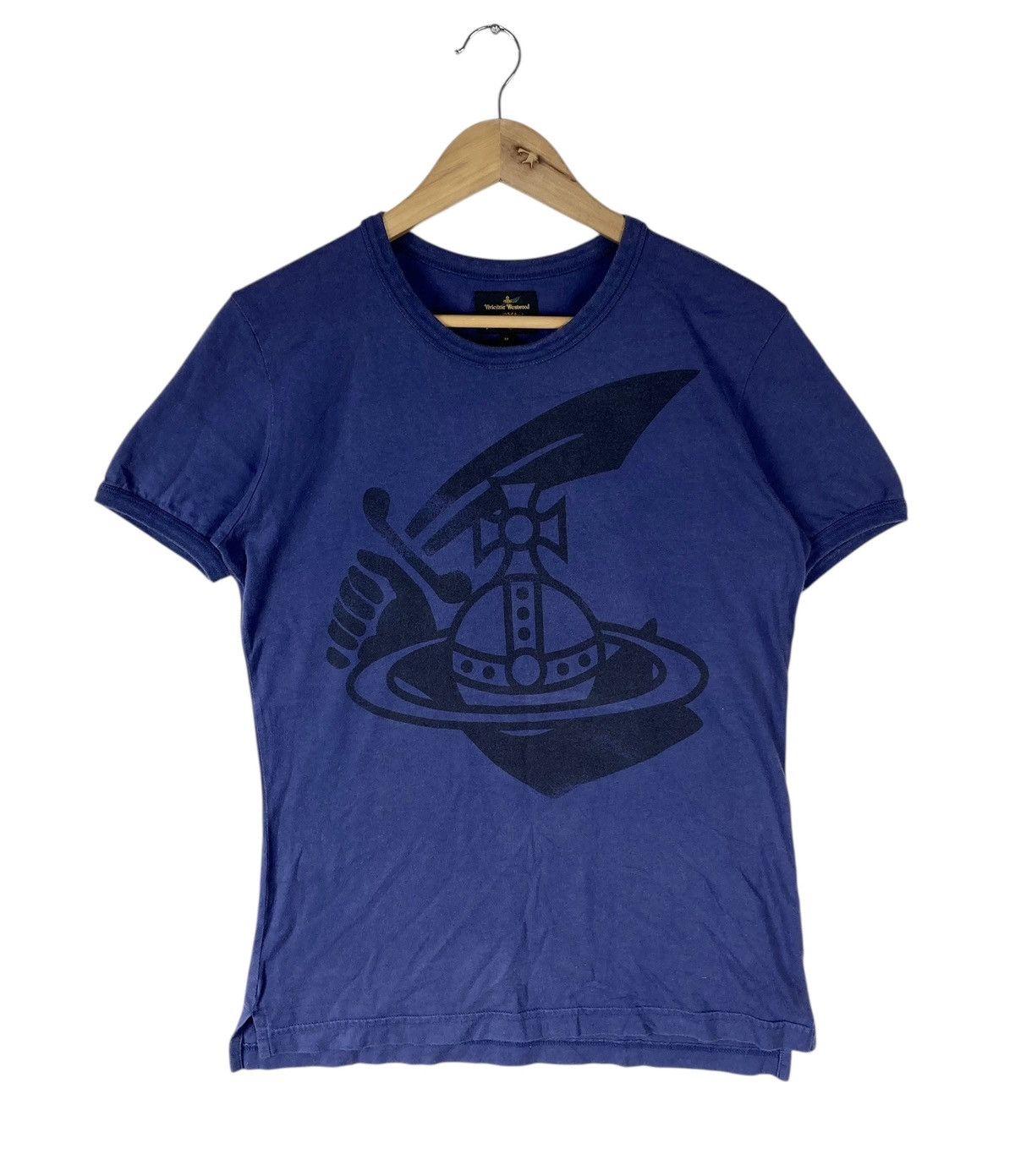 Vivienne Westwood Vivienne Westwood Anglomania Cross Logo T-Shirt Size US M / EU 48-50 / 2 - 2 Thumbnail