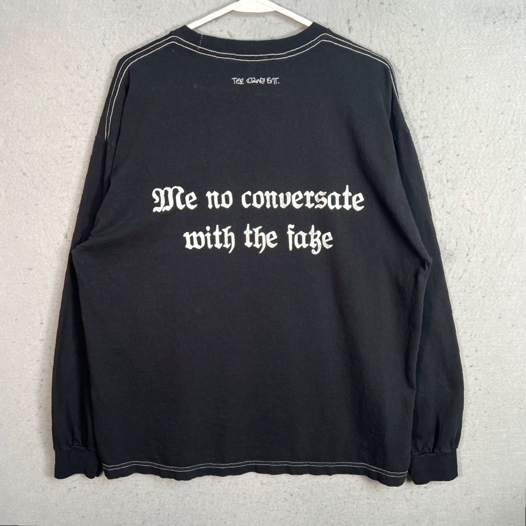 Vintage VINTAGE Top Dawg Entertainment Rap Graphic Long Sleeve T-Shirt Adult Mens XL Black Size US XL / EU 56 / 4 - 2 Thumbnail