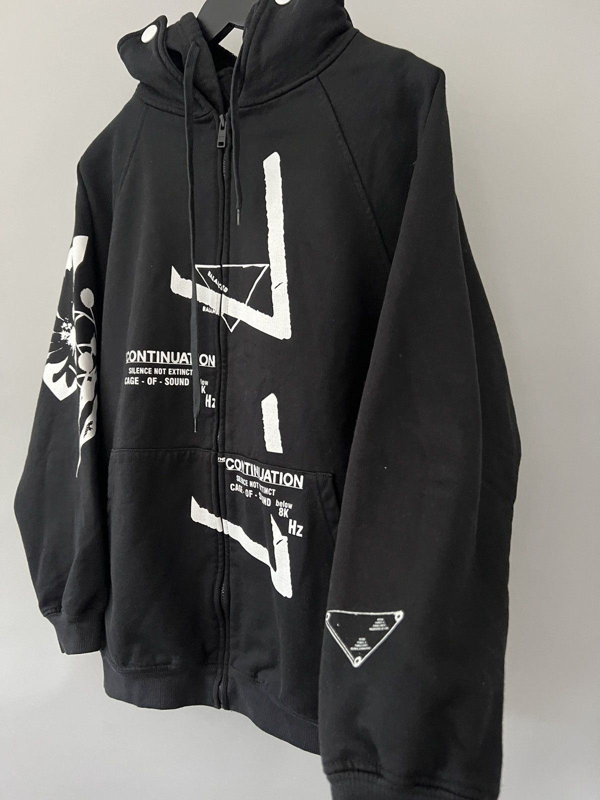 Prada Prada graphic print zip up hoodie Size US XS / EU 42 / 0 - 2 Thumbnail