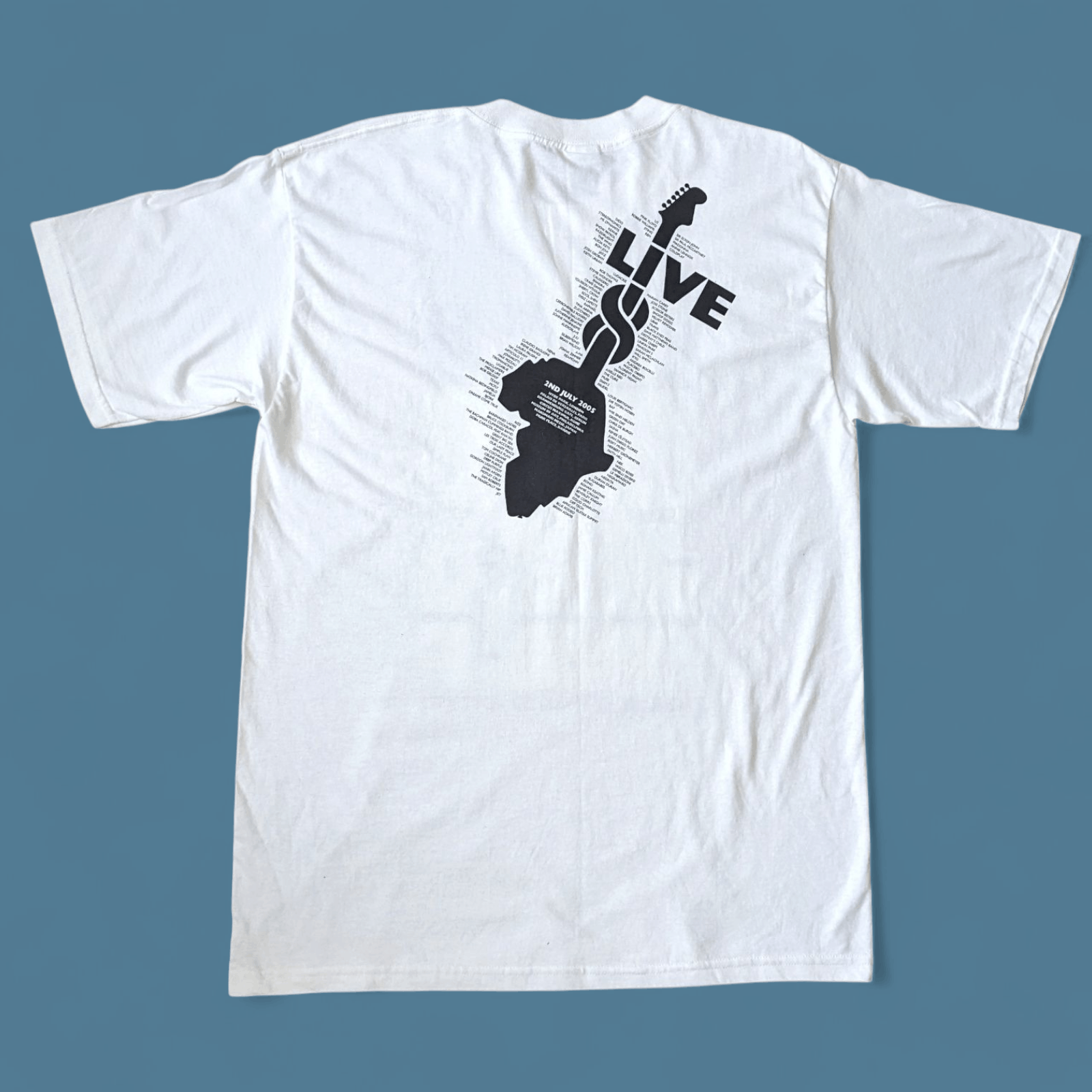 Gildan Vintage LIVE 8 Concert T-Shirt – July 2nd 2005 Size L Size US L / EU 52-54 / 3 - 8 Thumbnail