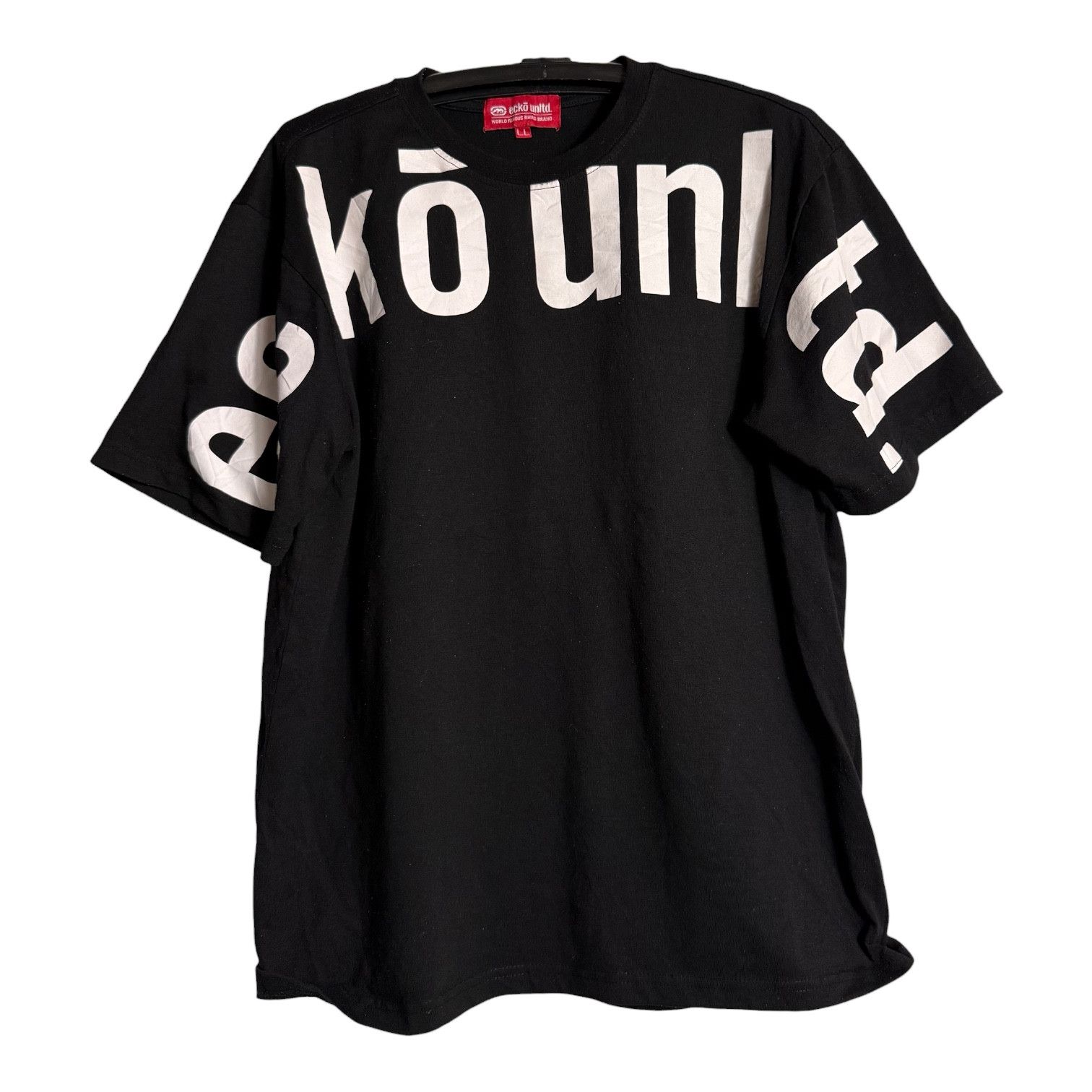 Ecko Unltd. 🔥RARE🔥VintageEcko Unltd. Overprint Spellout T-shirt Size US XL / EU 56 / 4 - 1 Thumbnail