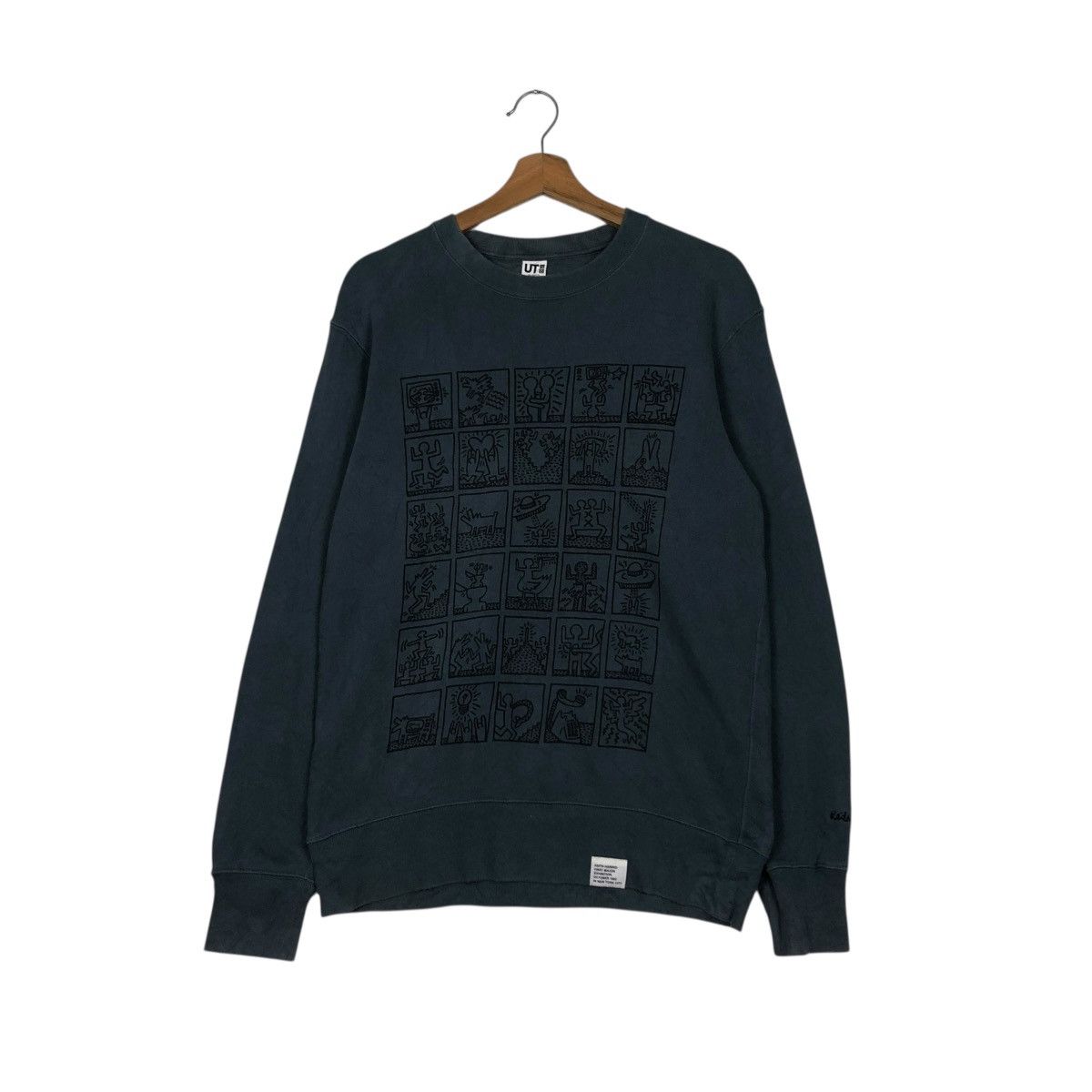 Japanese Brand 🔥VINTAGE SWEATSHIRT UT X KEITH HARRING BIG LOGO Size US M / EU 48-50 / 2 - 3 Thumbnail