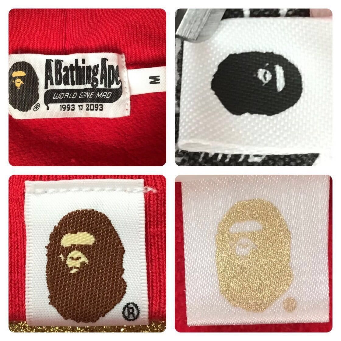 Bape BAPE Glitter print college logo pullover hoodie APE Size US M / EU 48-50 / 2 - 8 Thumbnail