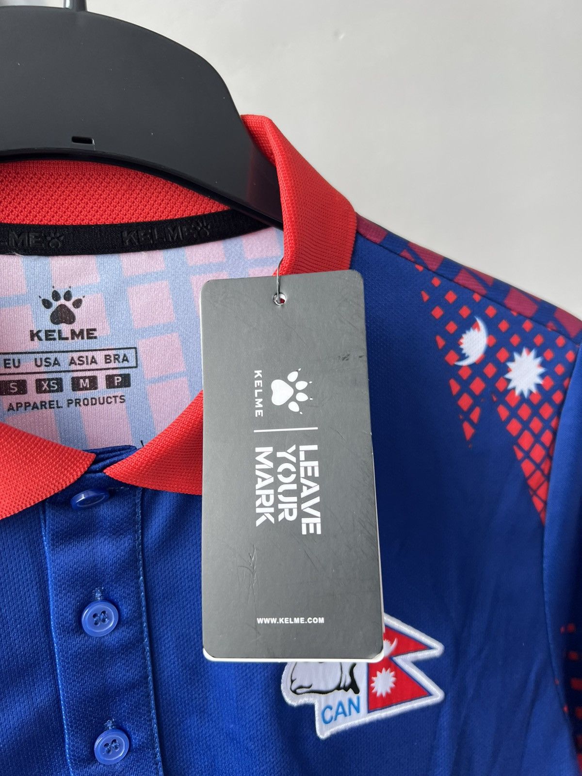 Other NEW! 2022/23 NEPAL TEAM WORLD CUP CRICKET SHIRT JERSEY KELME Size US M / EU 48-50 / 2 - 10 Thumbnail