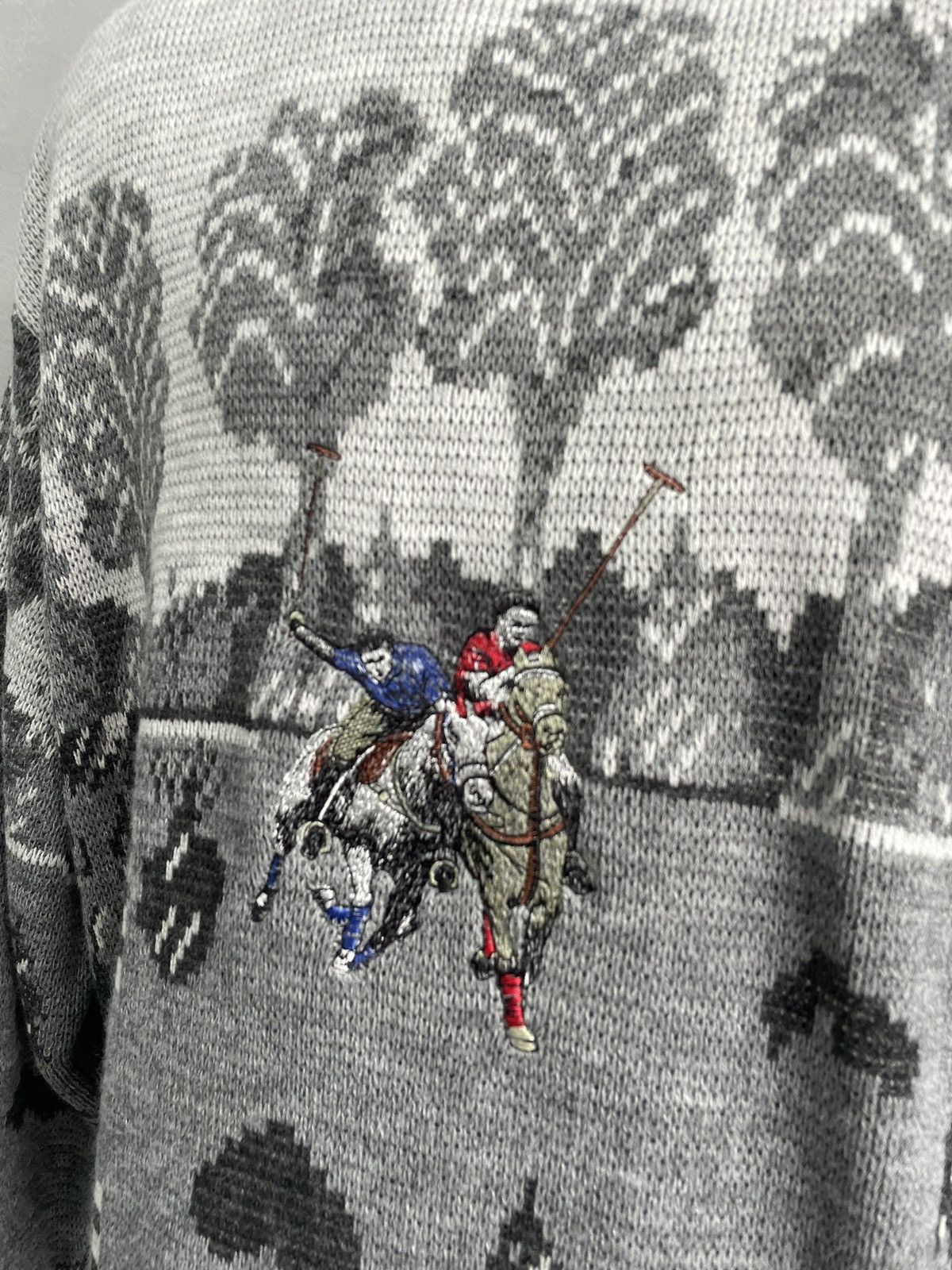 Lacoste Lacoste chemise style over print sweater crewneck y2k Size US L / EU 52-54 / 3 - 4 Thumbnail