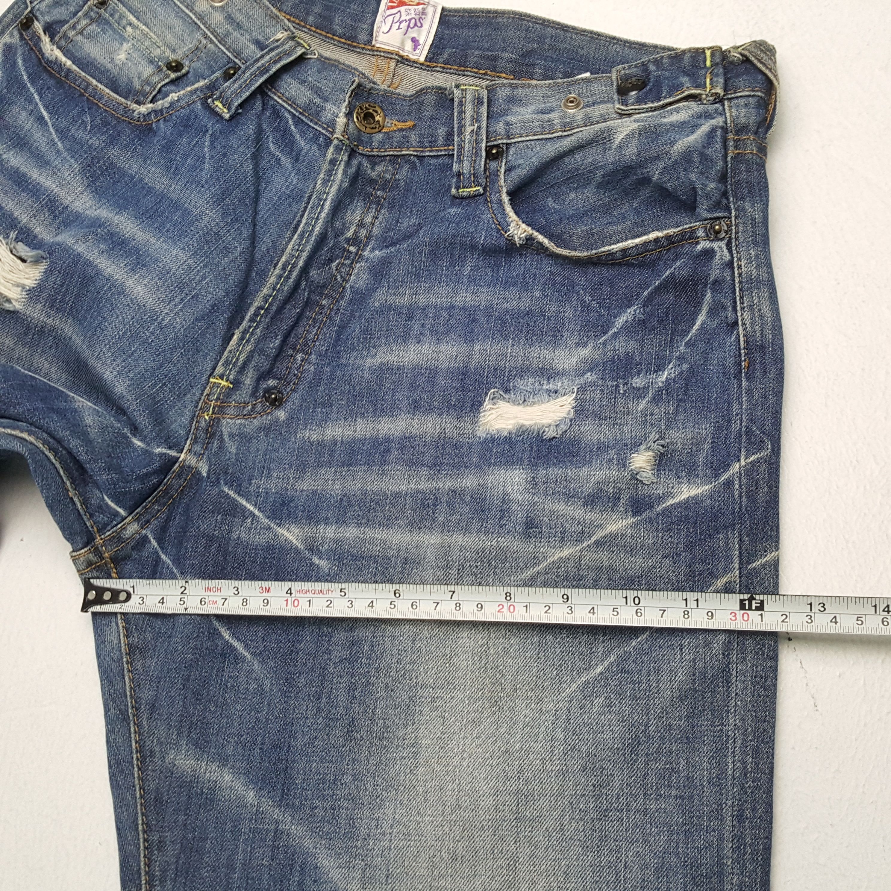 Prps × Vintage PRPS Fashion Designer Style Streetwear Jeans Size US 32 / EU 48 - 9 Thumbnail