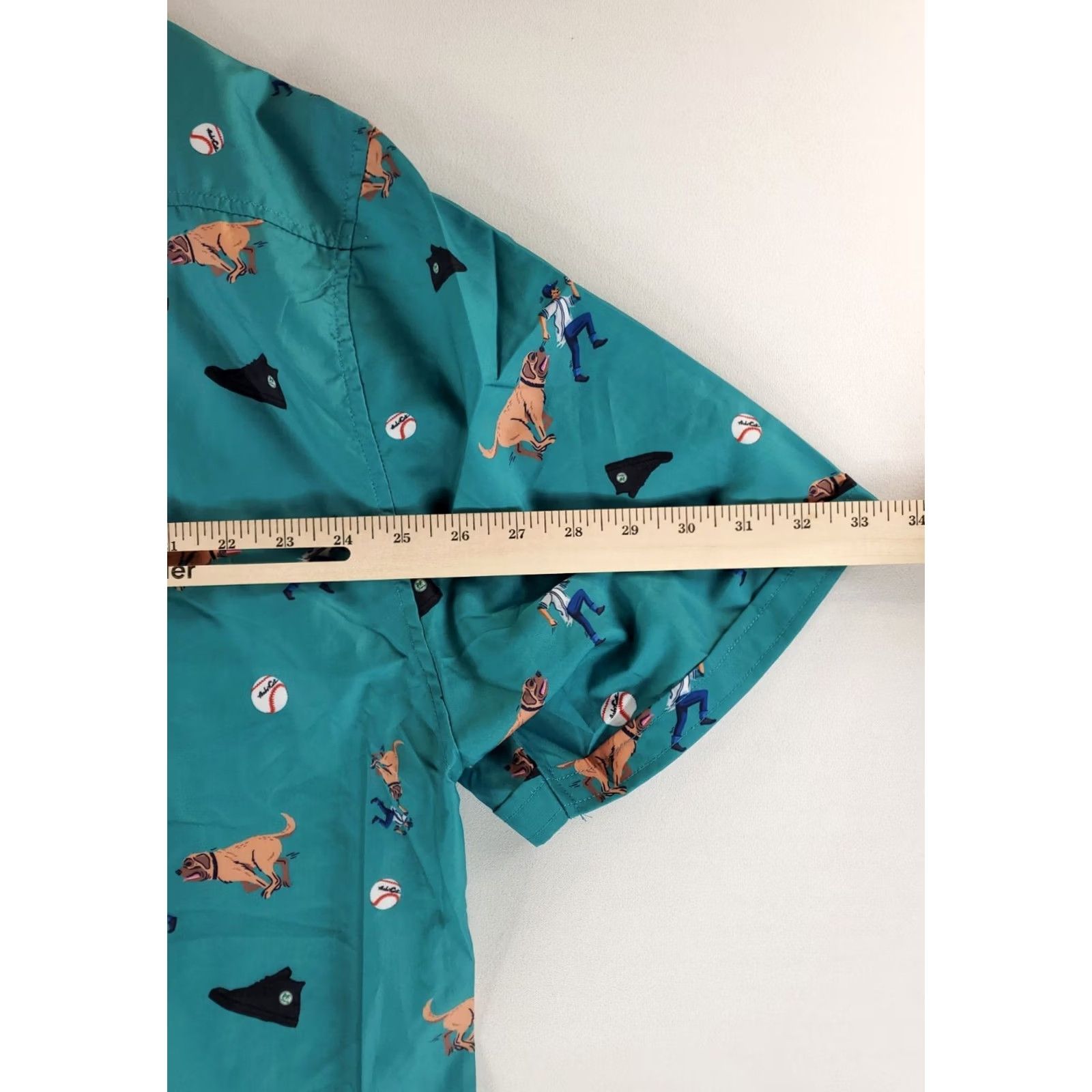 Vintage RSVLTS x The Sandlot Shirt Button Up Green Shirt Sleeve Mens XXXL NWT Size US XXL / EU 58 / 5 - 7 Thumbnail