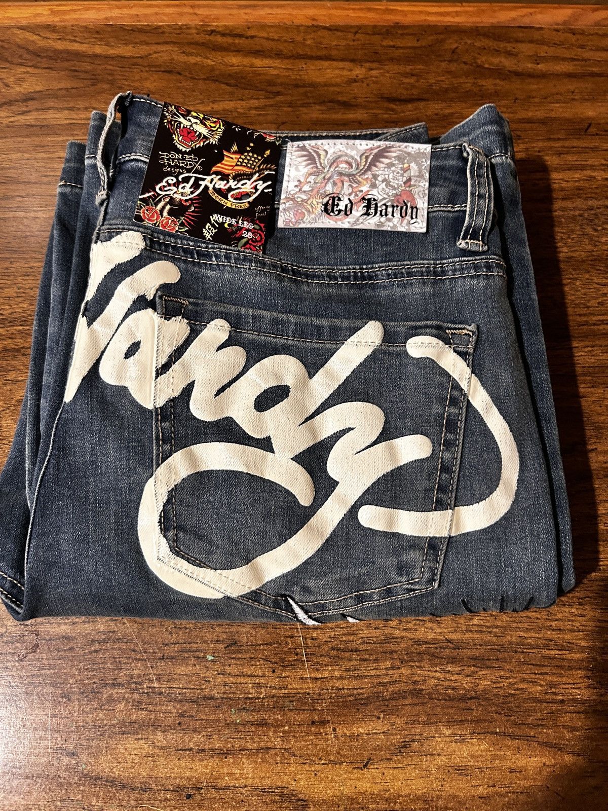 Ed Hardy Ed Hardy eagle jeans Size 28" / US 6 / IT 42 - 2 Thumbnail