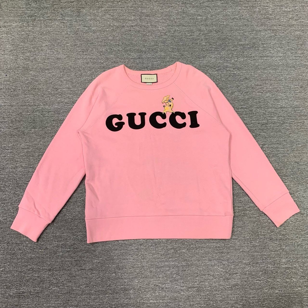 Gucci Gucci Pink Piggy Sweatshirt 2501-Nextarrow Size US M / EU 48-50 / 2 - 1 Thumbnail