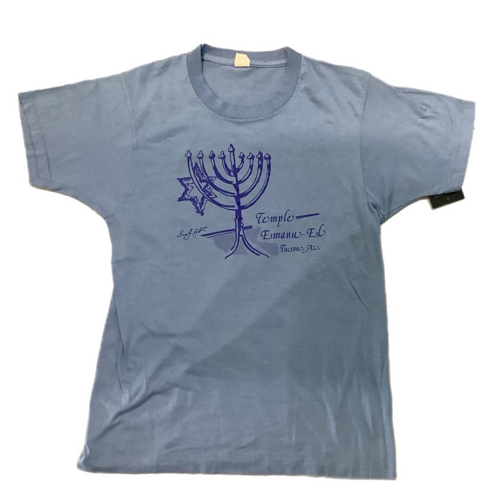 Vintage Vtg Hanukkah Menorah tshirt Grailed