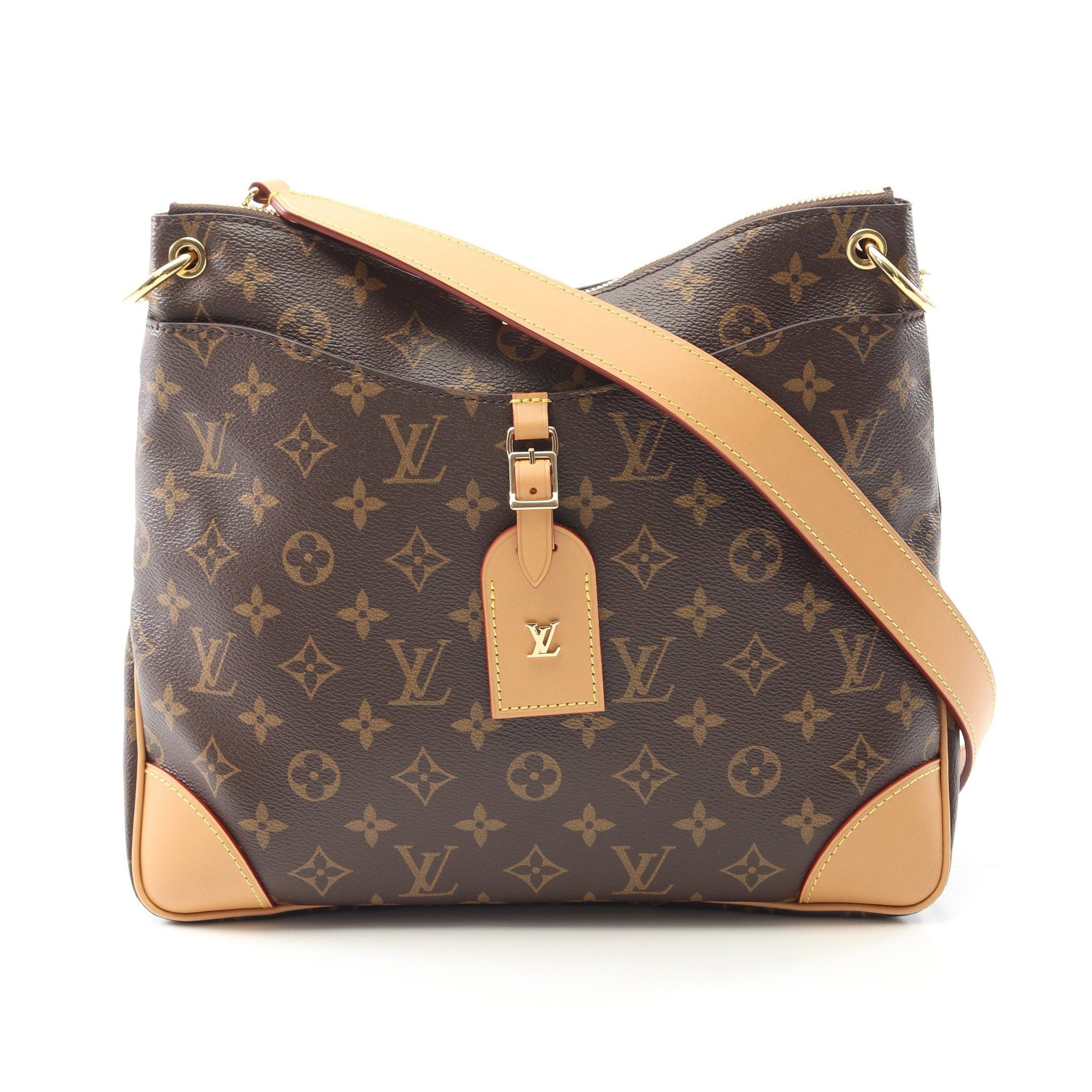 Louis Vuitton Louis Vuitton Odeon Nm Mm Monogram Shoulder Bag Leather Brown Size ONE SIZE - 1 Thumbnail