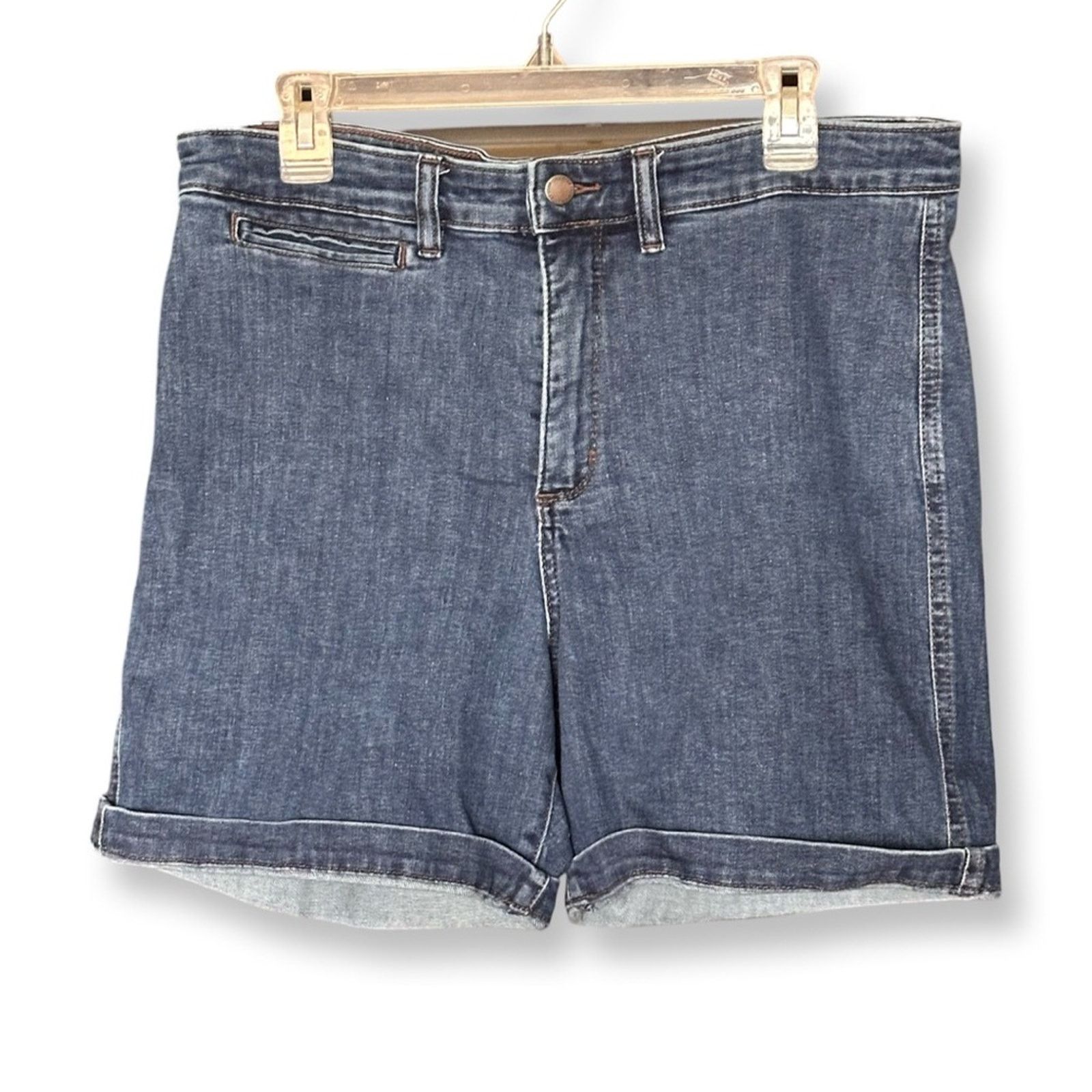 Class Club Charter Club Denim Stretch Mid Length Shorts Size 36" / US 14 / IT 50 - 2 Thumbnail