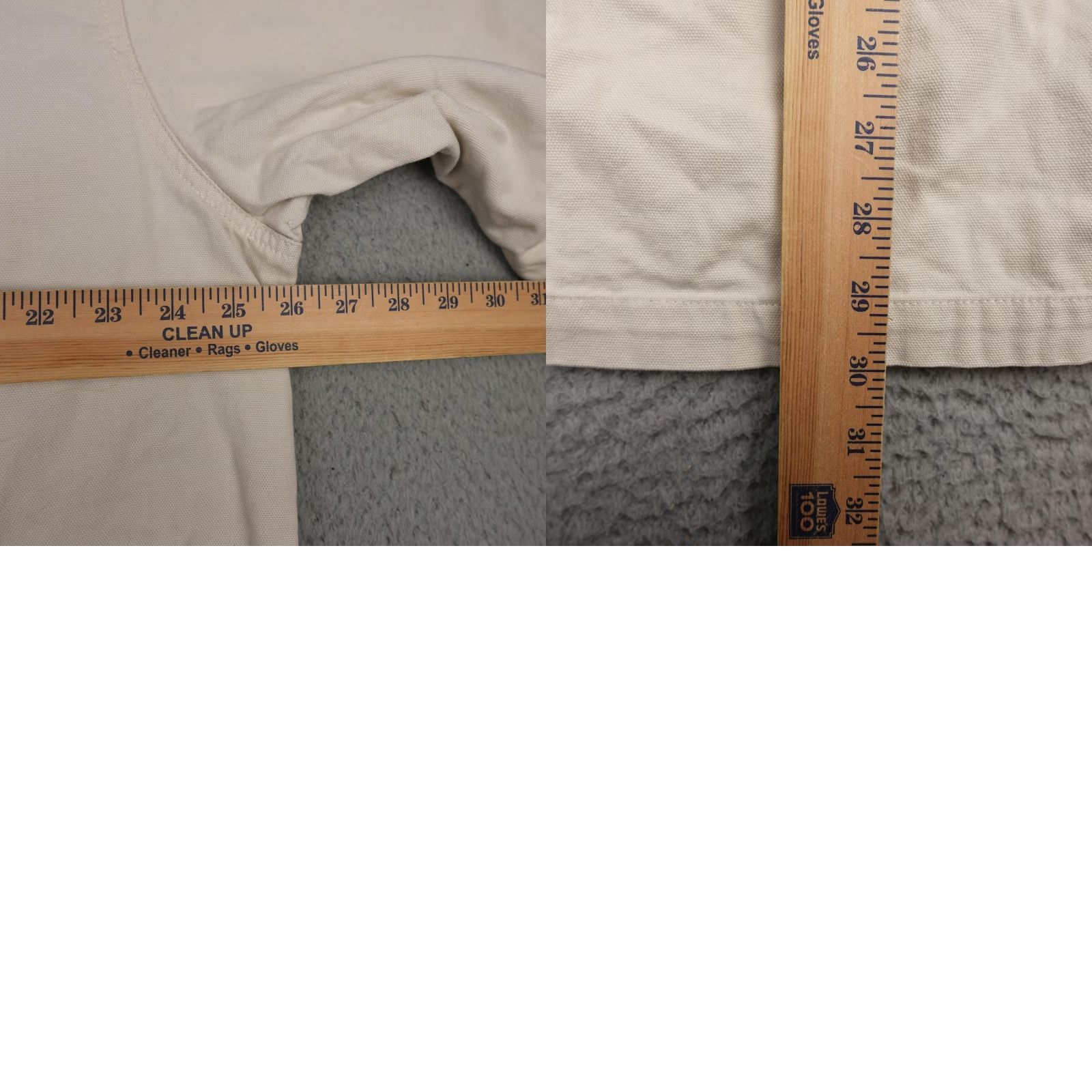 Vintage VINTAGE St Johns Bay Jacket Mens XL Beige Canvas Corduroy Collar Plaid Lined Size US XL / EU 56 / 4 - 9 Thumbnail